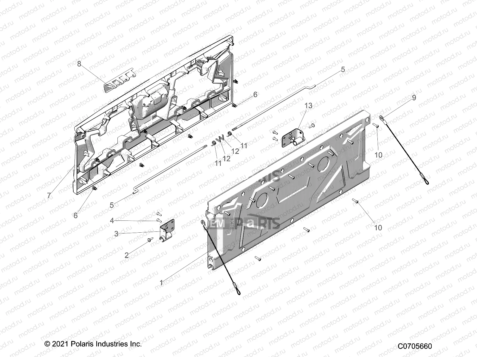 BODY | BODY, BOX, TAILGATE - G23GAB99CG/FG (C0705660)