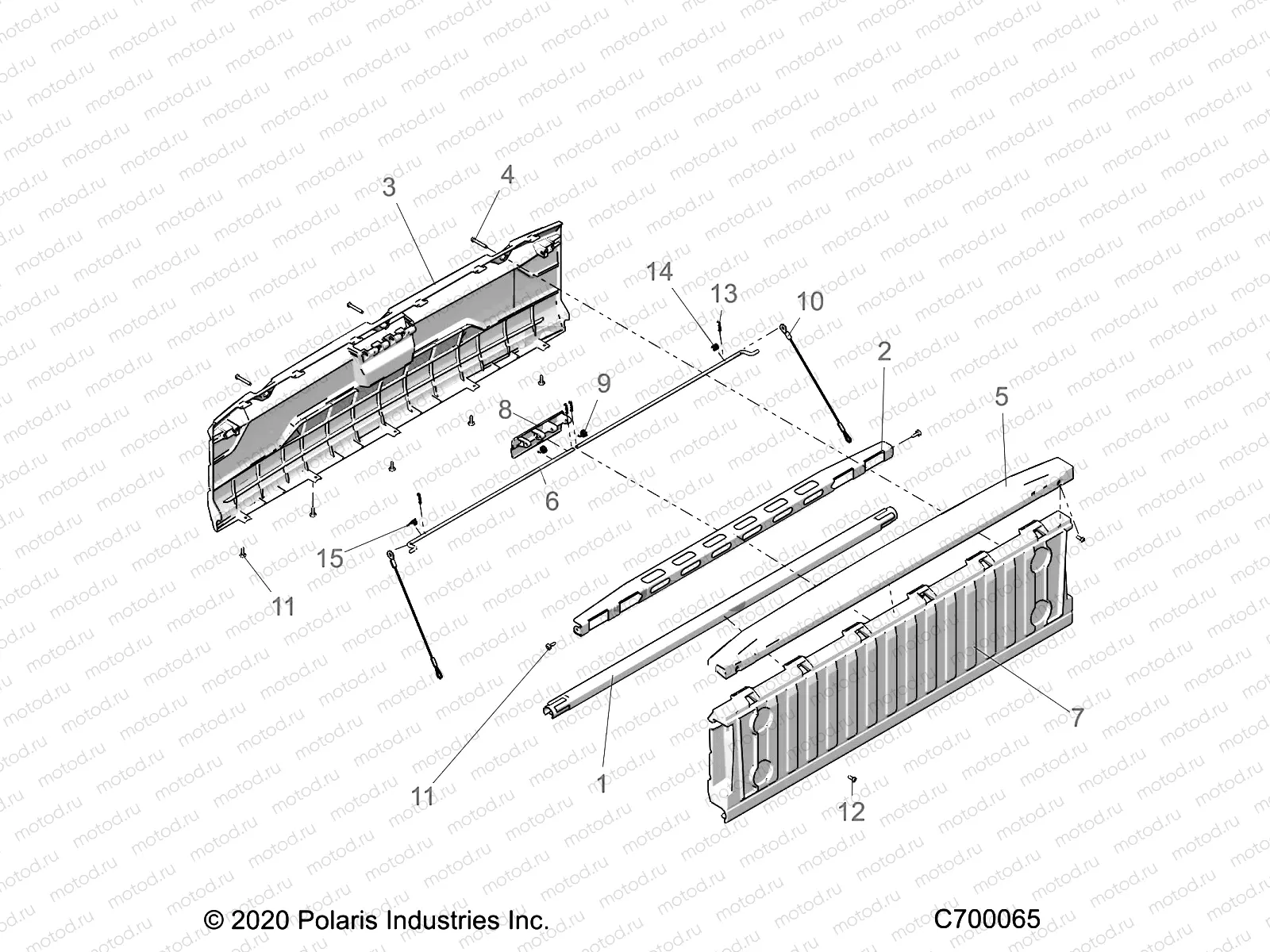 BODY | BODY, BOX, TAILGATE - R21RSY99A9/AC/AP/AW/B9/BC/BP/BW (C700065)