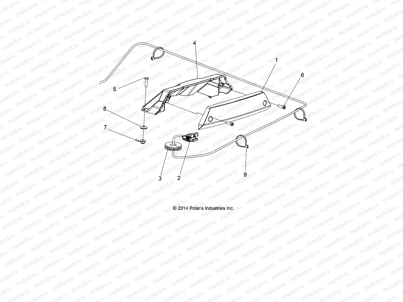BODY | BODY, BOX VAN TAILLIGHT - L19U2NAFLA (49LEVTAILLAMPS15EM)
