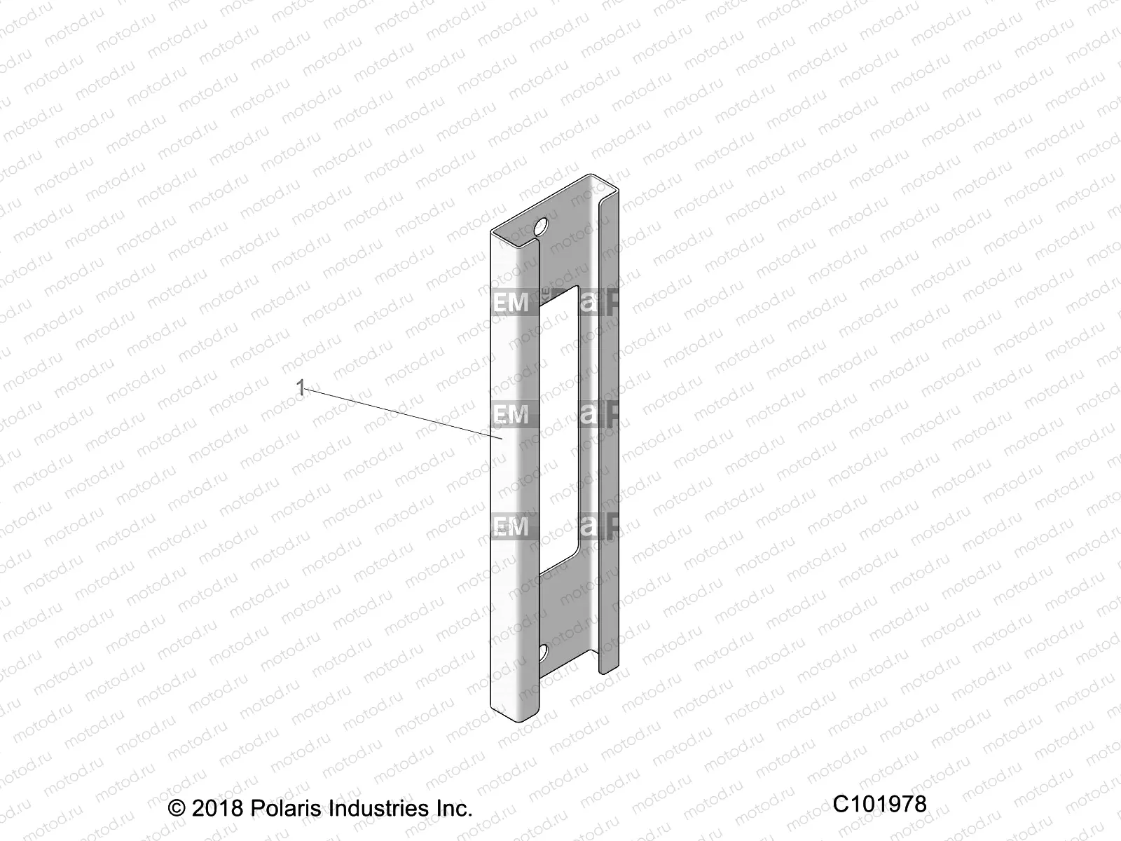BODY | BODY, BRACKET REAR LIGHTS - A19S6E57F1/FL
