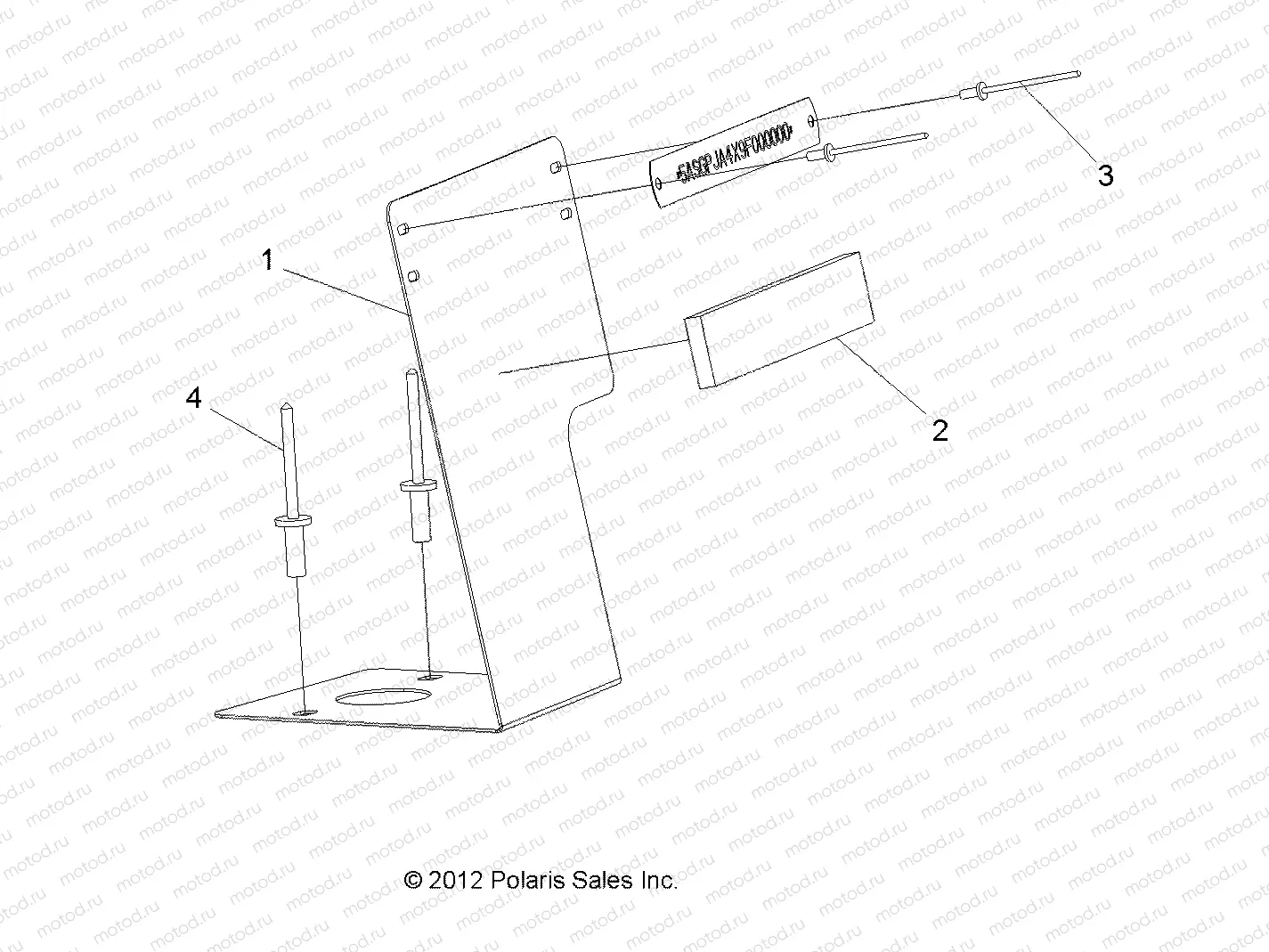 BODY | BODY, BRACKET, VIN TAG - L12G2A/L12G4A/L12G6A/L12G2S/L12G4S/L12G6S/L12G2L/L12G2D (49GEMBODY12BRACKET)