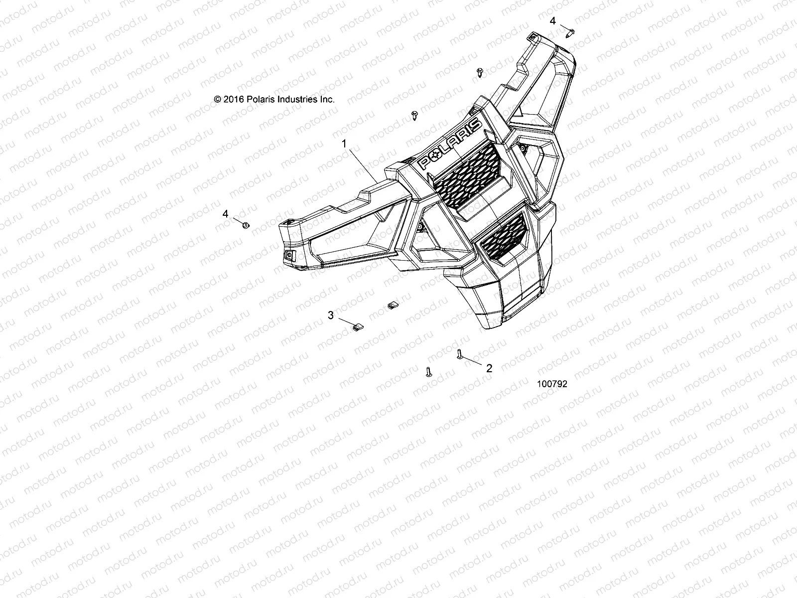 BODY | BODY, BUMPER, FRONT - A17HAA15N7 (100792)