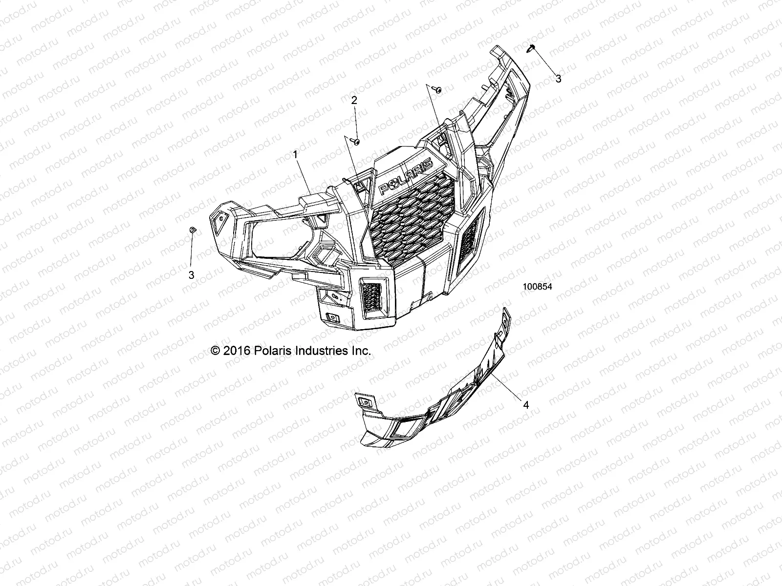 BODY | BODY, BUMPER, FRONT - A18DAA50B7 (100854)