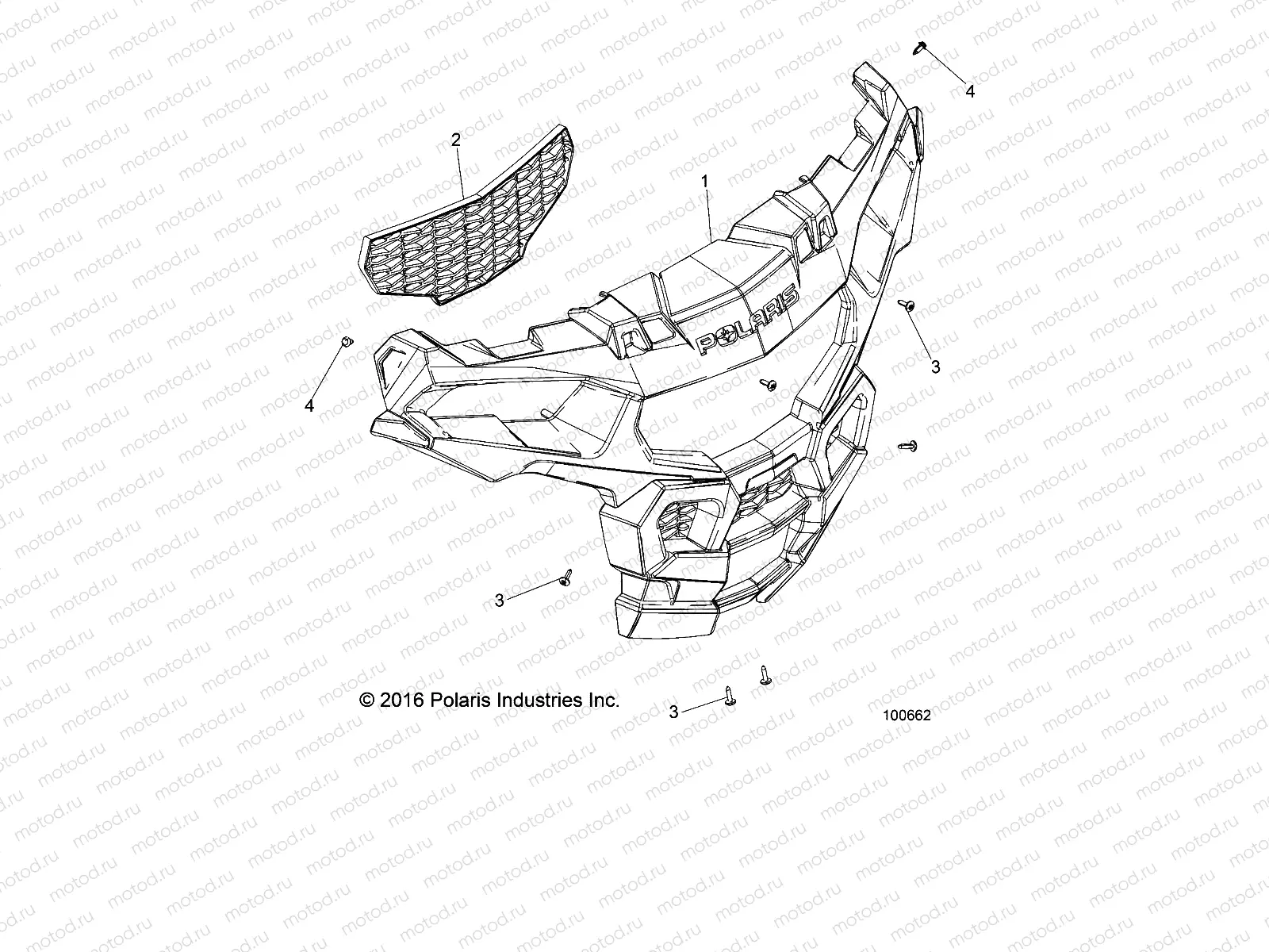 BODY | BODY, BUMPER, FRONT - A19DCE87AK (100662)