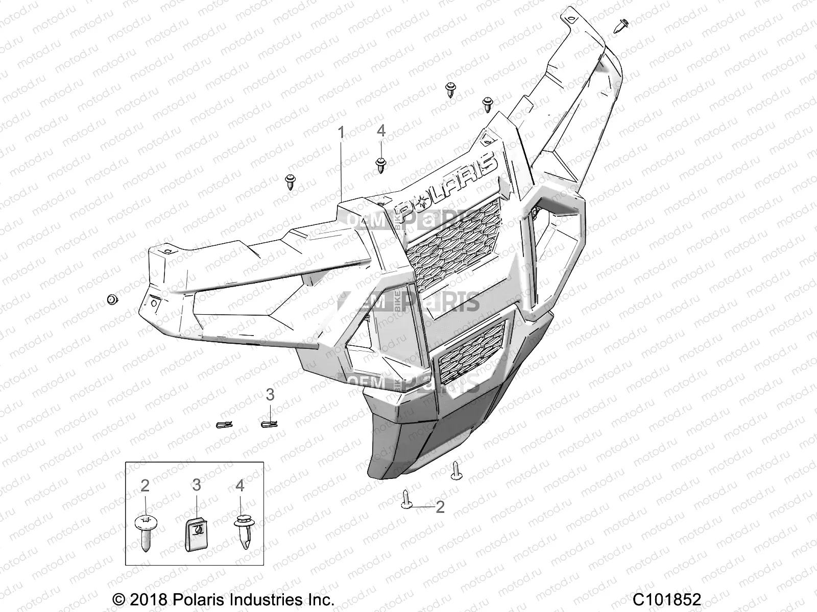 BODY | BODY, BUMPER, FRONT - A19HAA15A7/B7 (C101852)