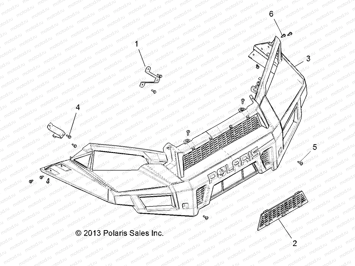 BODY | BODY, BUMPER - R151DPD1AA/2D (49BRUTUSBUMPER13D)
