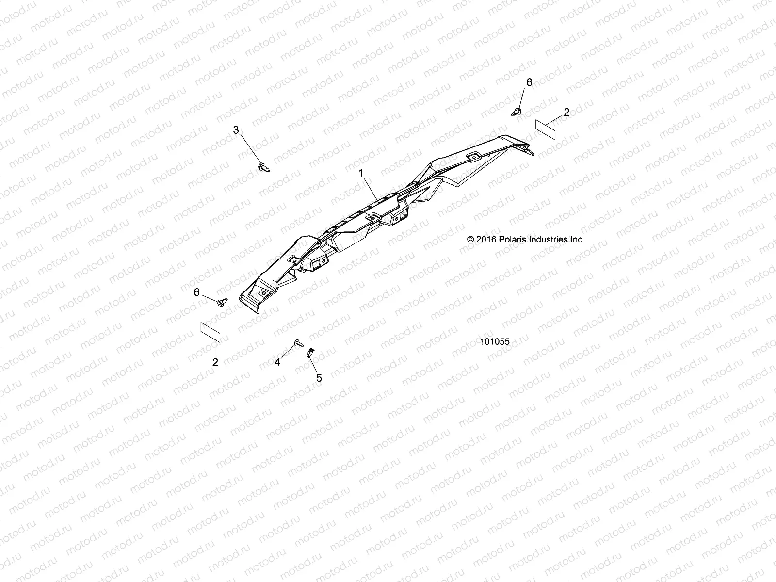 BODY | BODY, BUMPER, REAR - A18DAE57N5 (101055)