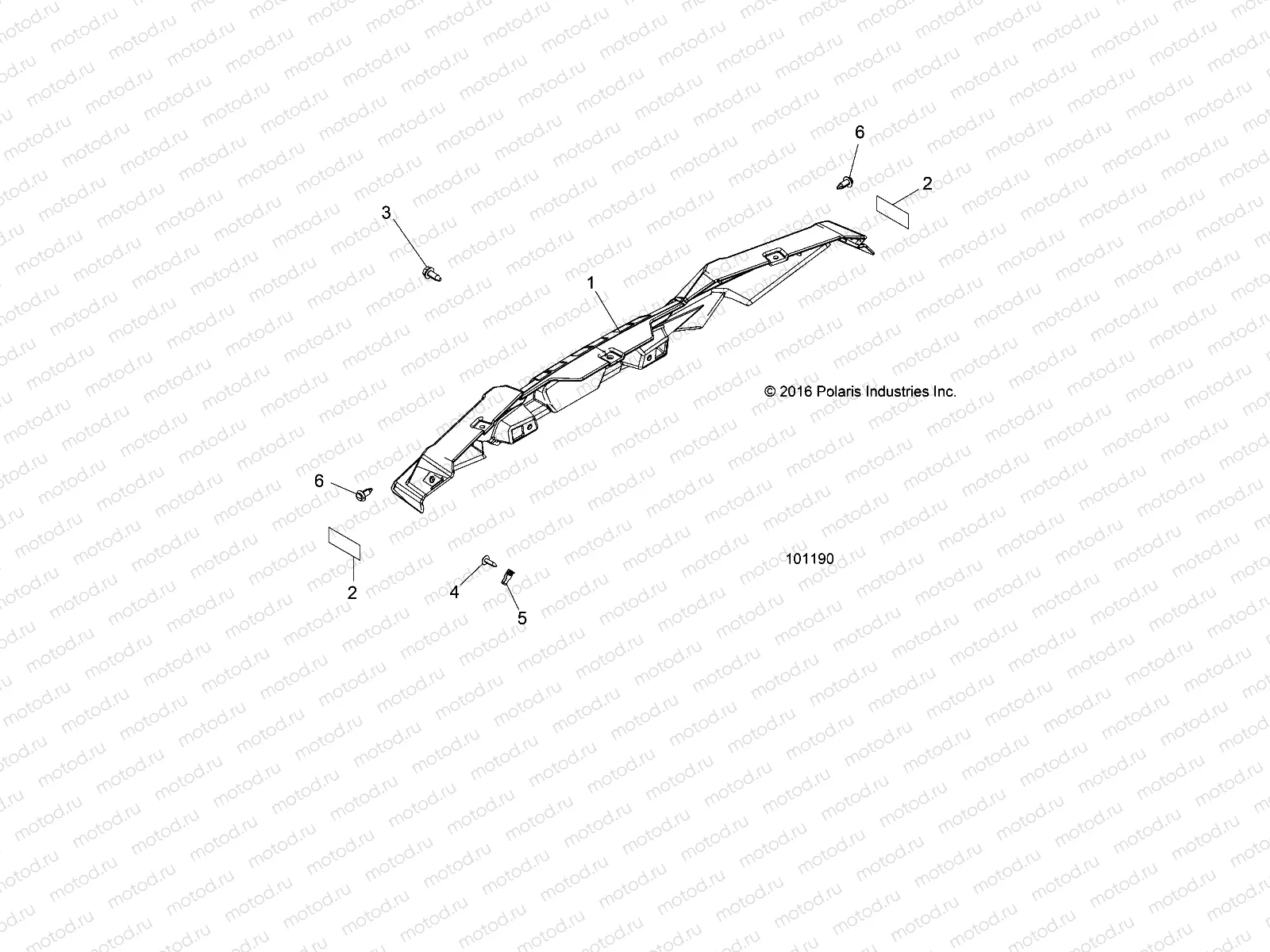 BODY | BODY, BUMPER, REAR - A19DAE57A4 (101190)
