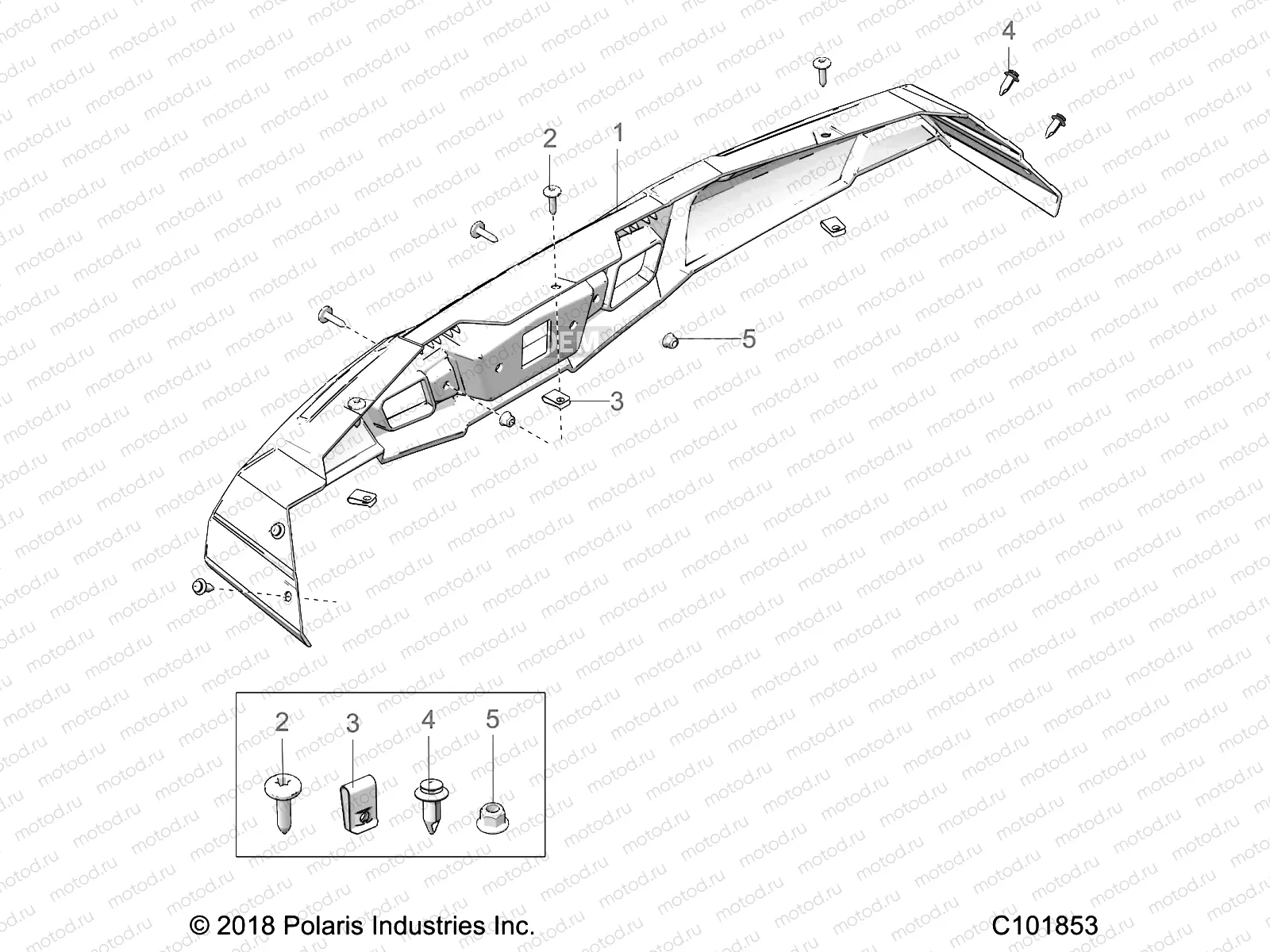 BODY | BODY, BUMPER, REAR - A21HAB15N2 (C101853)