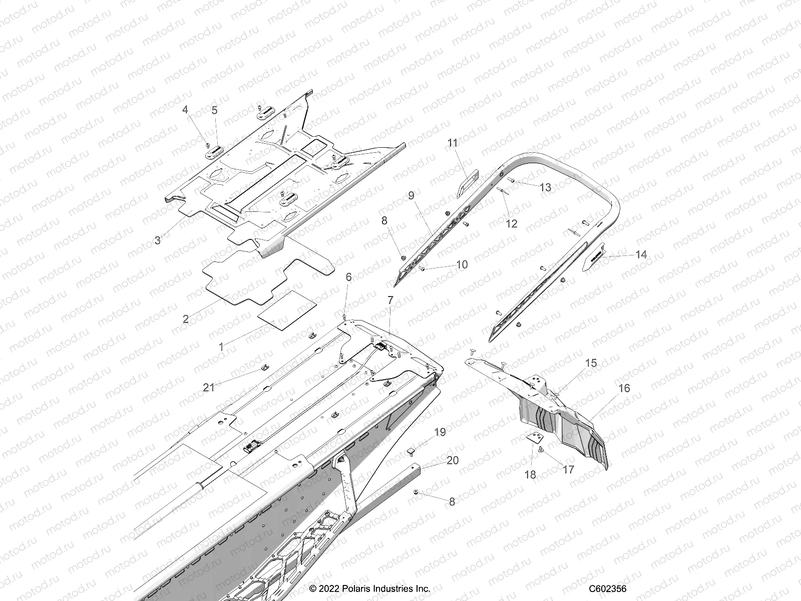 BODY | BODY, BUMPER, REAR, CLOSEOFF, TUNNEL COVER - S23TDH9FS (C602356)