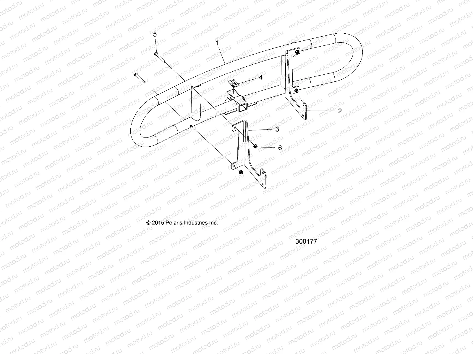 BODY | BODY, BUMPER, REAR, RUGGED - L22G2AEALA/4AEALA/6AEALA (300177)