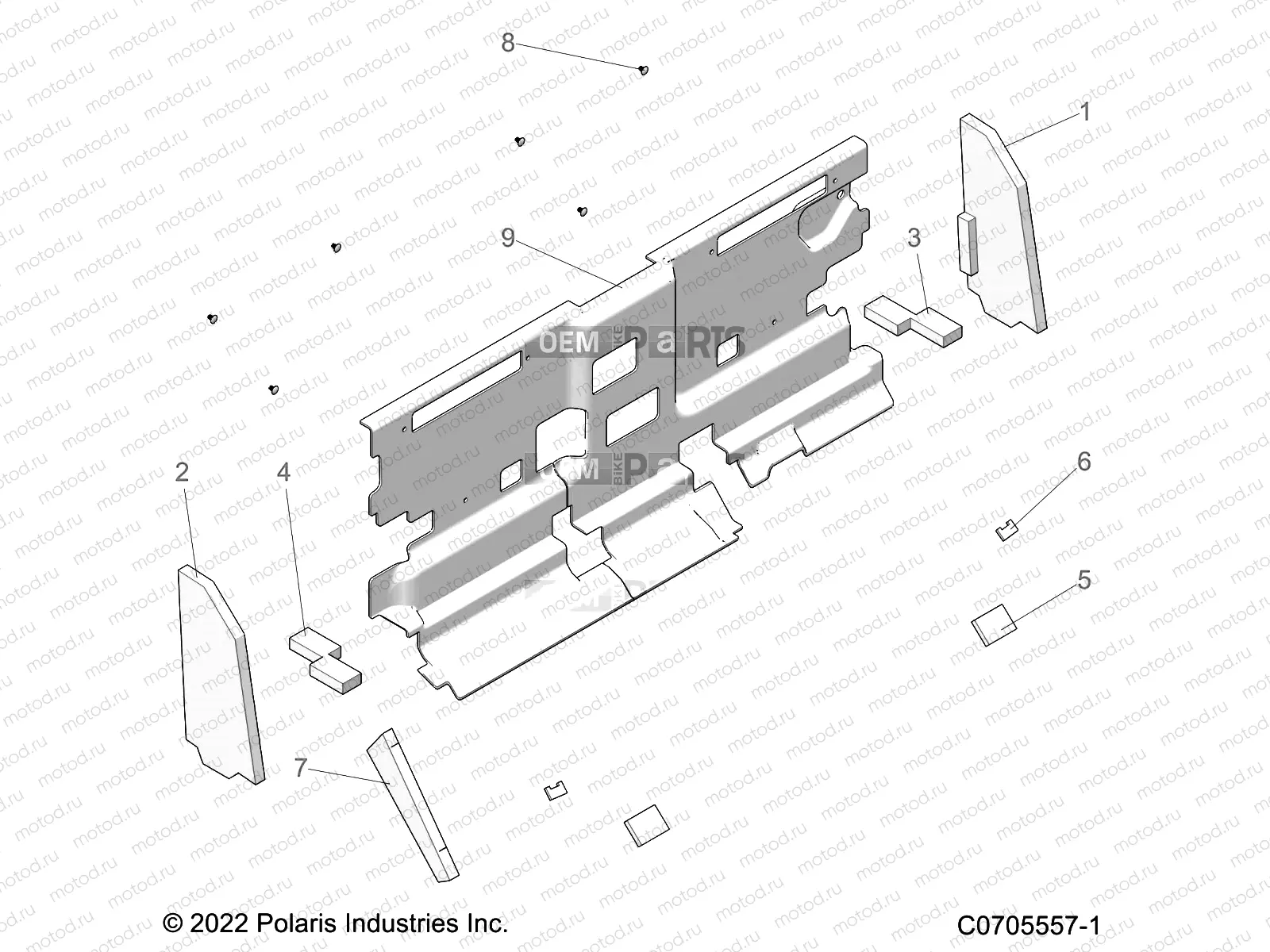 BODY | BODY, CAB FOAM AND REAR PANEL - R23RSV99AC (C0705557-1)