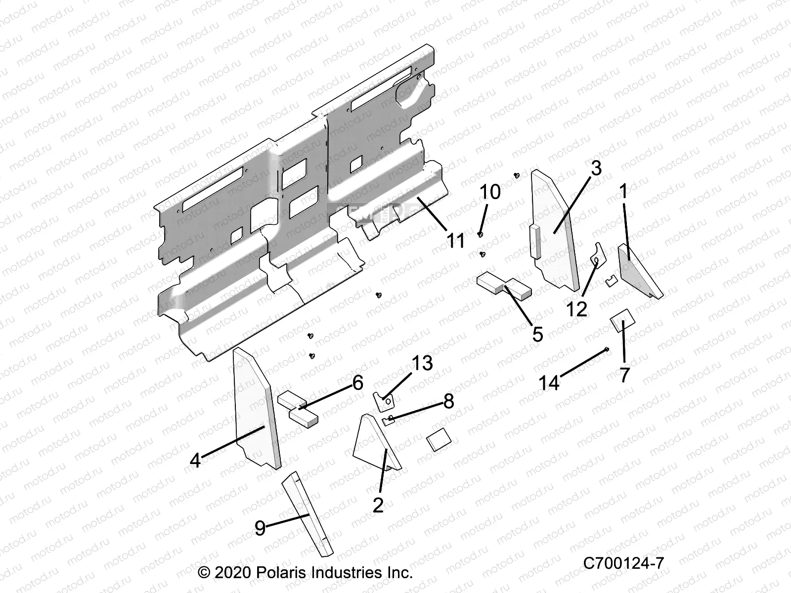 BODY | BODY, CAB FOAM - R21RRZ99A9/AC/AP/AW/B9/BC/BP/BW (C700124-7)