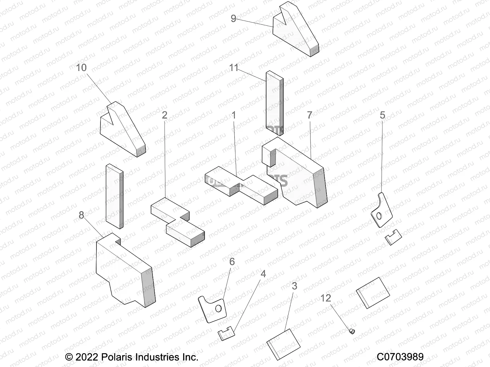 BODY | BODY, CAB FOAM - R22T6U99A9/AN (C0703989)