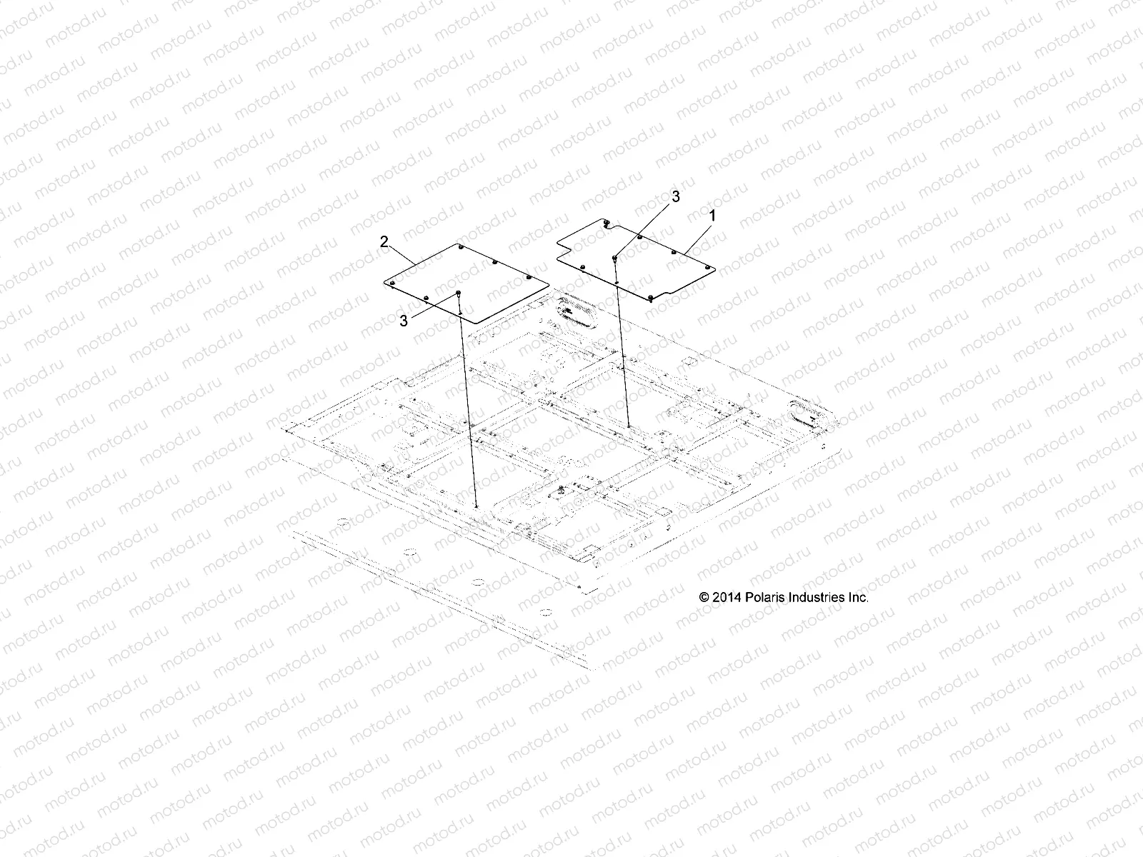 BODY | BODY, CARGO BED, HEATSHIELDS - L15U2NAGFA/MA (49LEVCARGO15MHS)