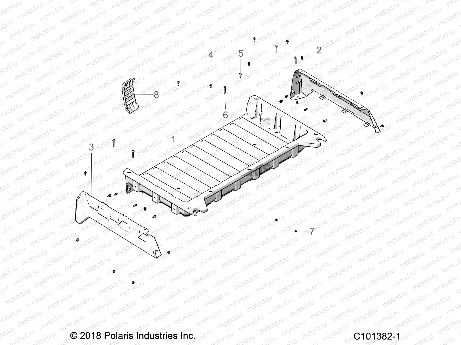 BODY | BODY, CARGO BOX - A23HZB15A1/A4/B1/B4  (C101382-1)