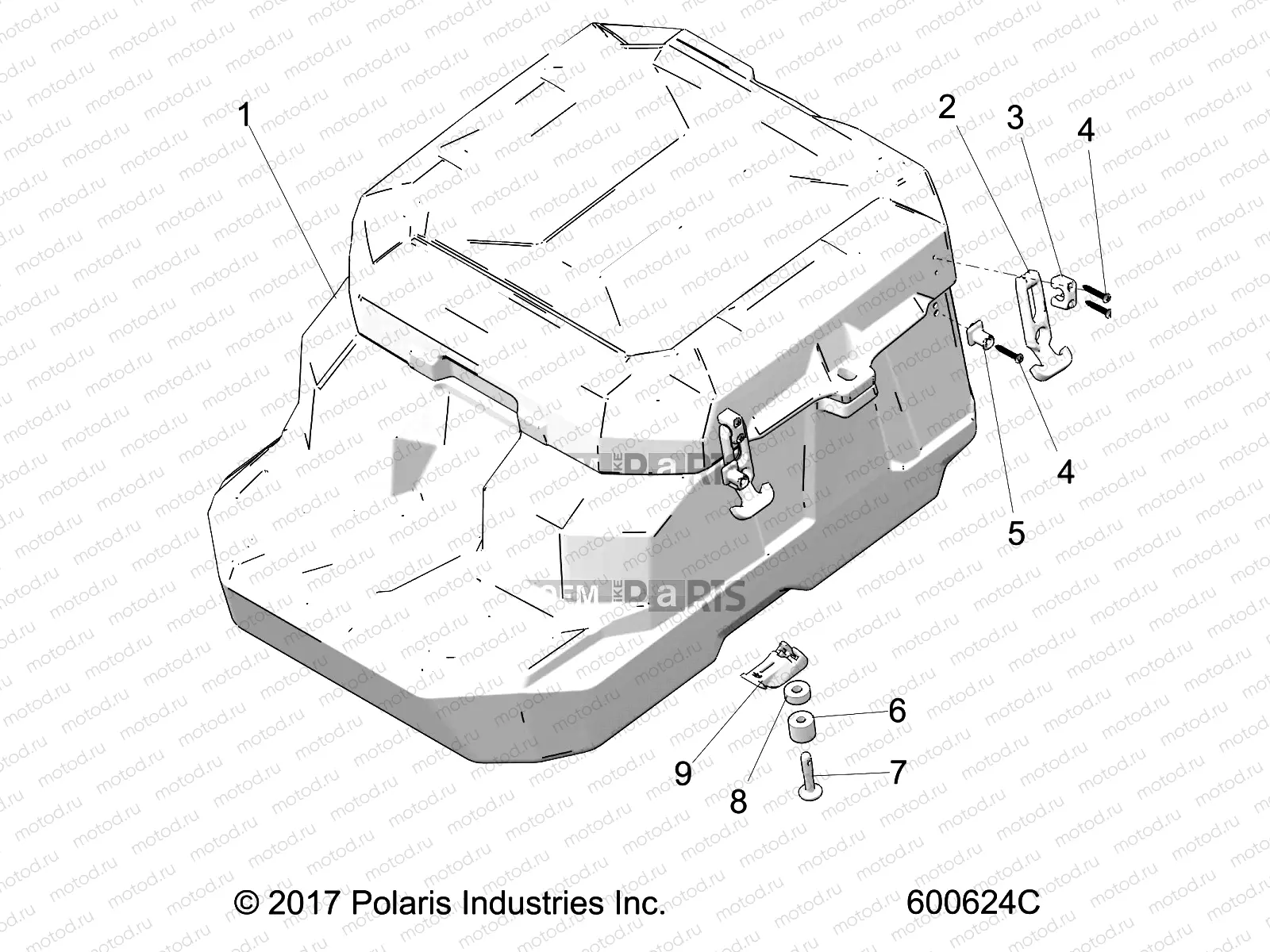 BODY | BODY, CARGO BOX OPTION - S20FJE8PSL (600624C)