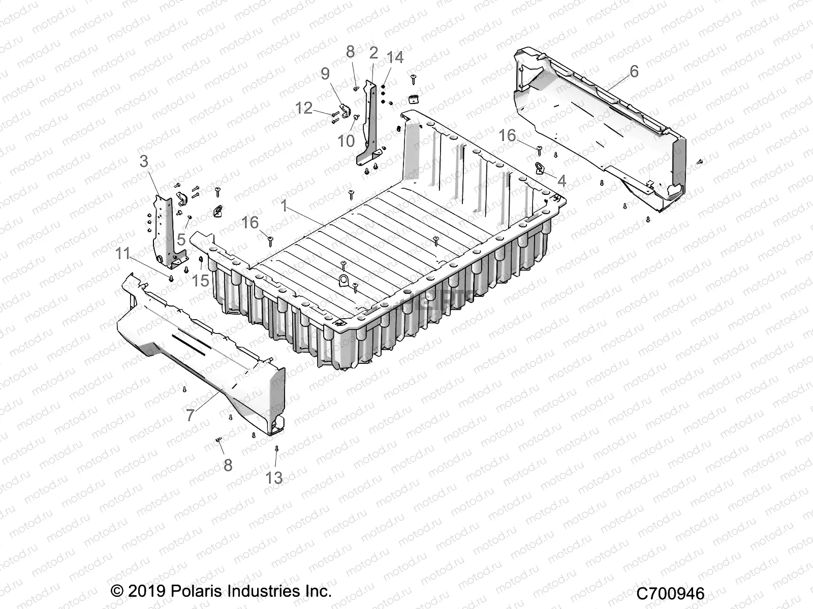 BODY | BODY, CARGO BOX - R23TAE99FD/SCD/SFD/SCK (C700946)