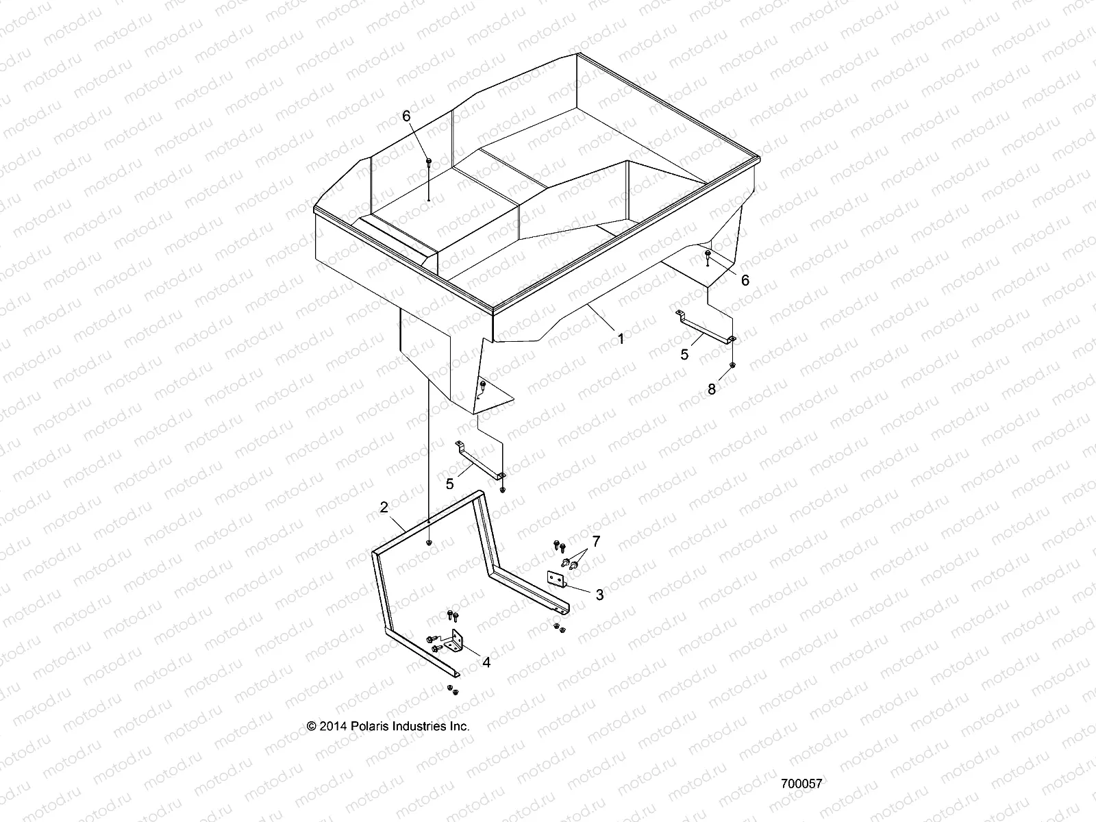 BODY | BODY, CARGO BOX - Z16VBE87JR (700057)