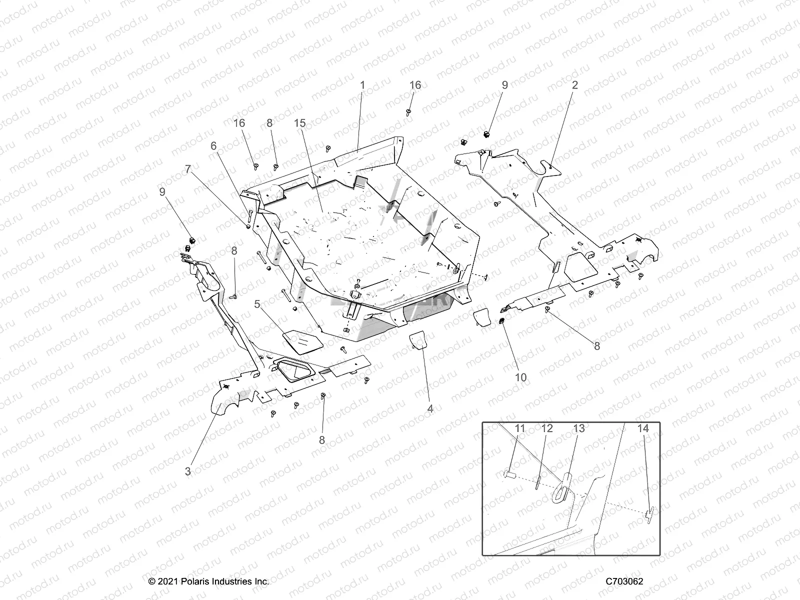 BODY | BODY, CARGO BOX - Z22RGE2KAG/BG/K2KAN/BN (C703062)