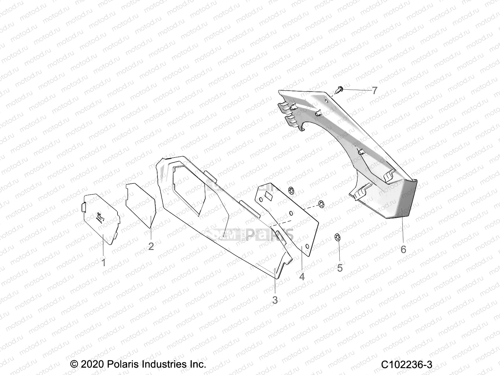 BODY | BODY, CLOSE OFF PANEL and ACCESS PANEL - A20S6E57A1/3A1 (C102236-3)