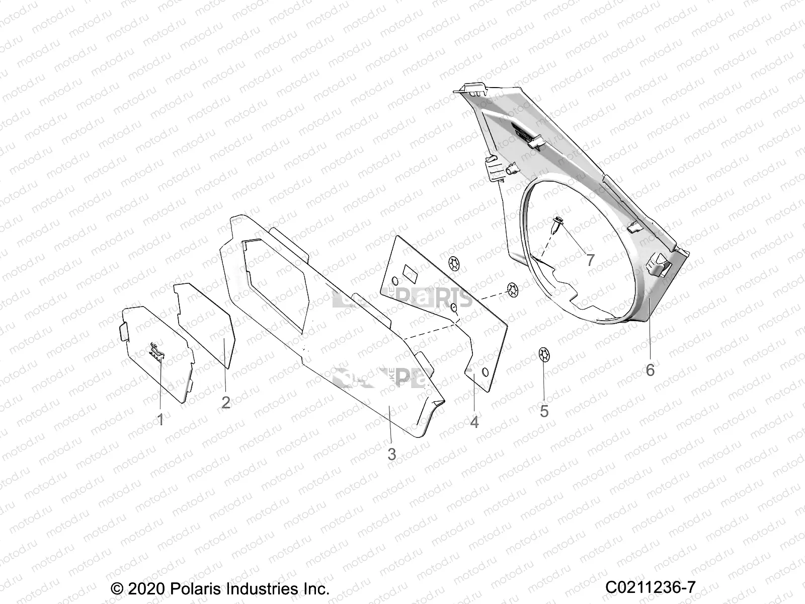BODY | BODY, CLOSE OFF PANEL and ACCESS PANEL - A21SEE57K2 (C0211236-7)