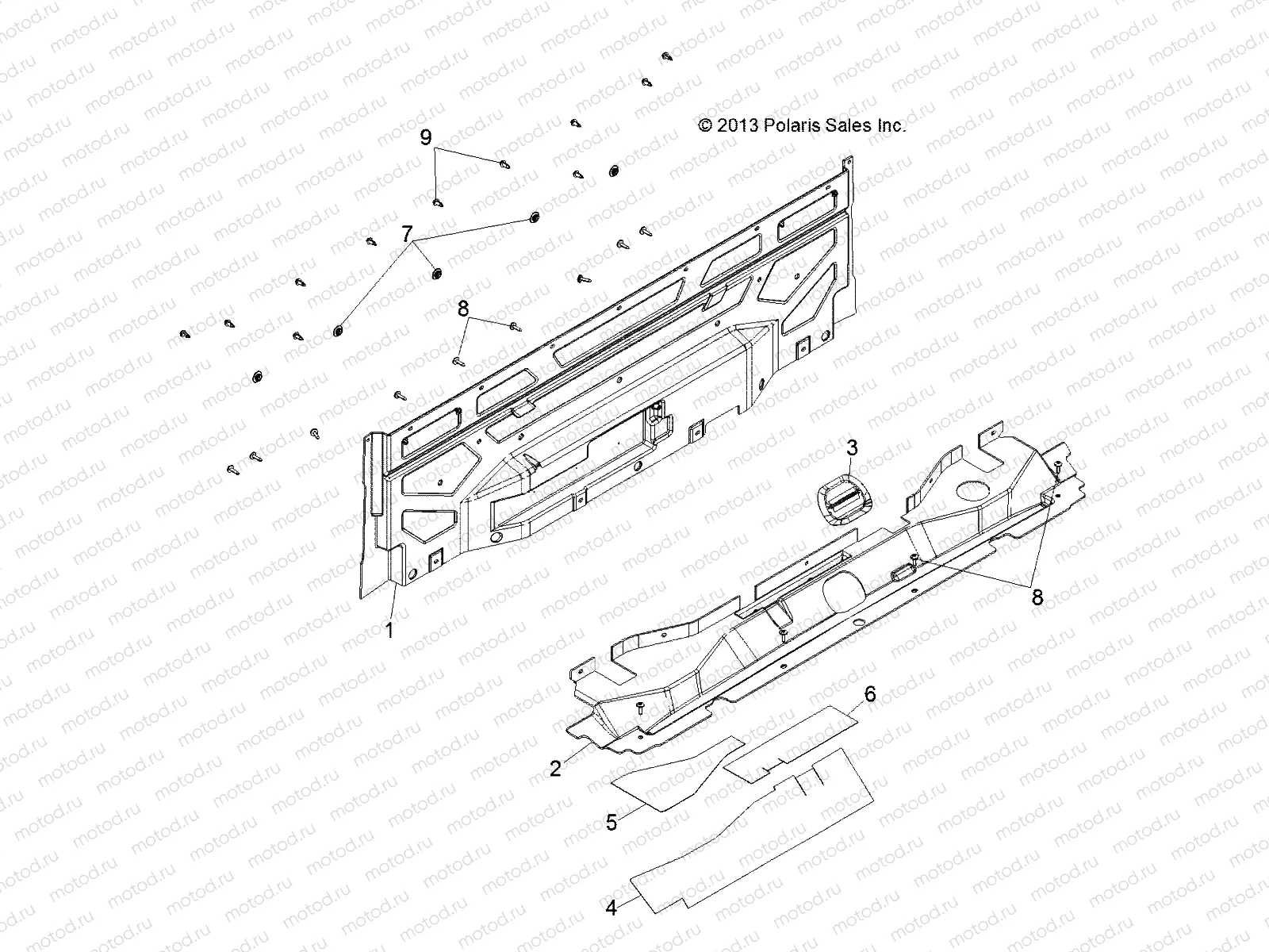 BODY | BODY, CLOSEOFF, REAR - D142M9JDJ/1L9JDJ/1D9JDJ/2D9JDJ (49BRUTUSCLOSEOFF13)