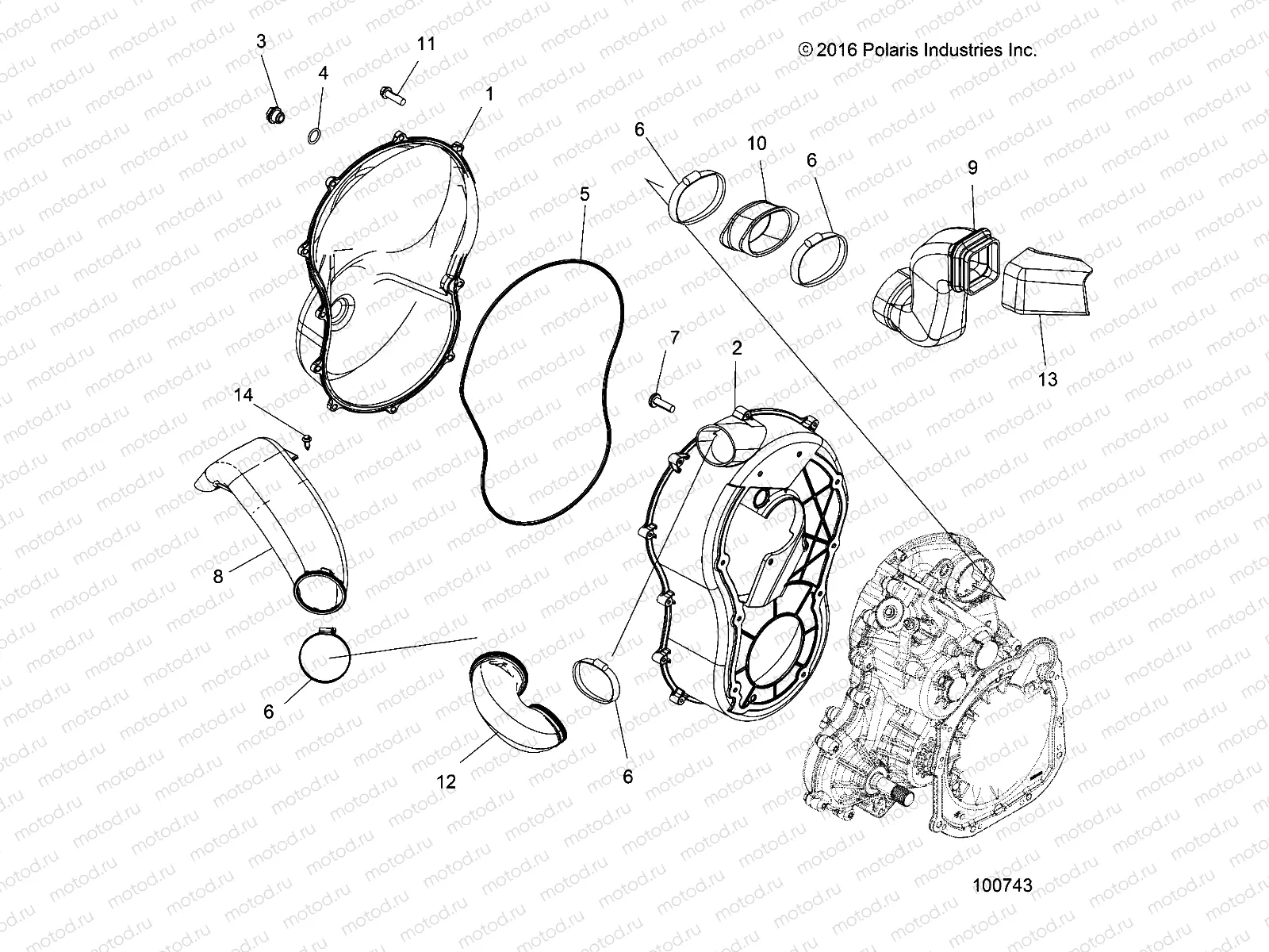 BODY | BODY, CLUTCH COVER - A17SXA85A1/A7/SXE85AB/AM/AS/A9 (100743)