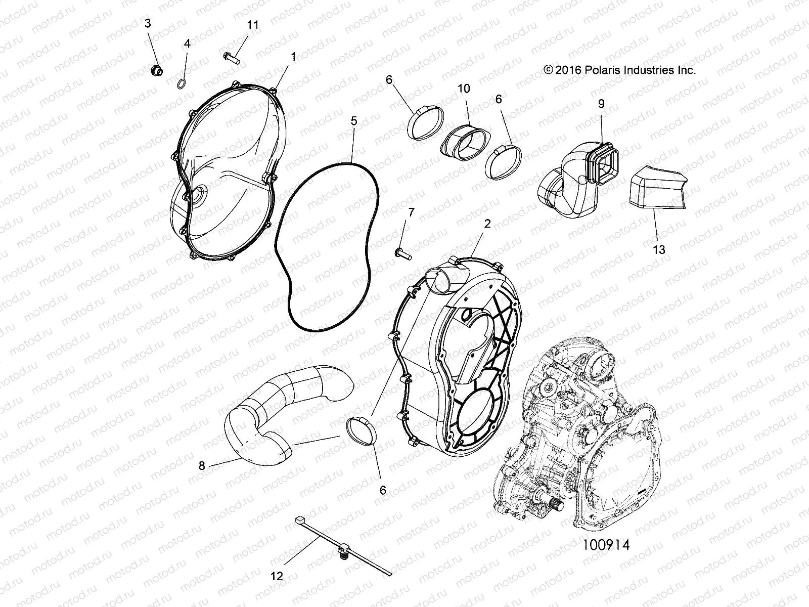 BODY | BODY, CLUTCH COVER - A18SVE95BR
