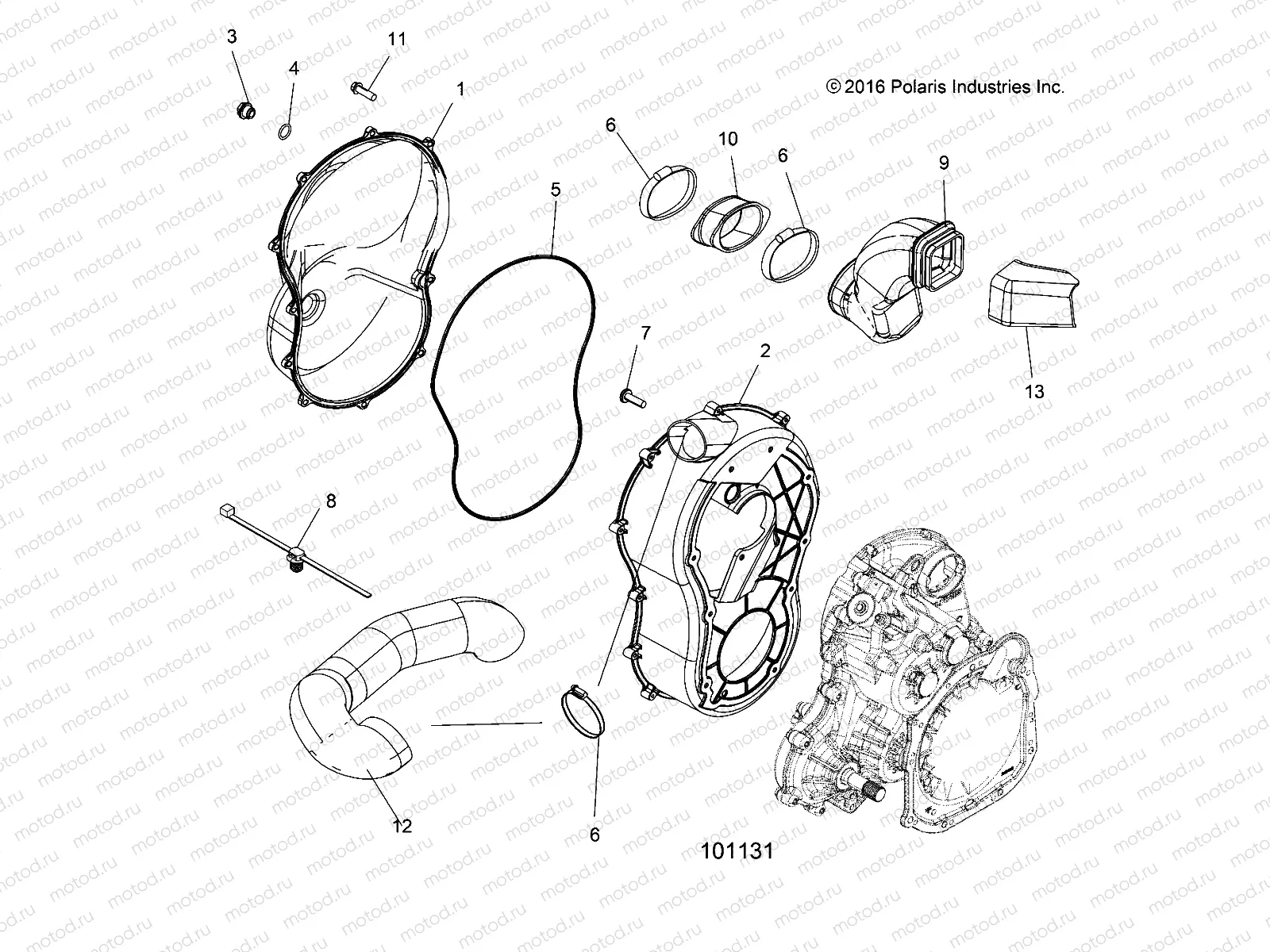 BODY | BODY, CLUTCH COVER - A19SVE95FR
