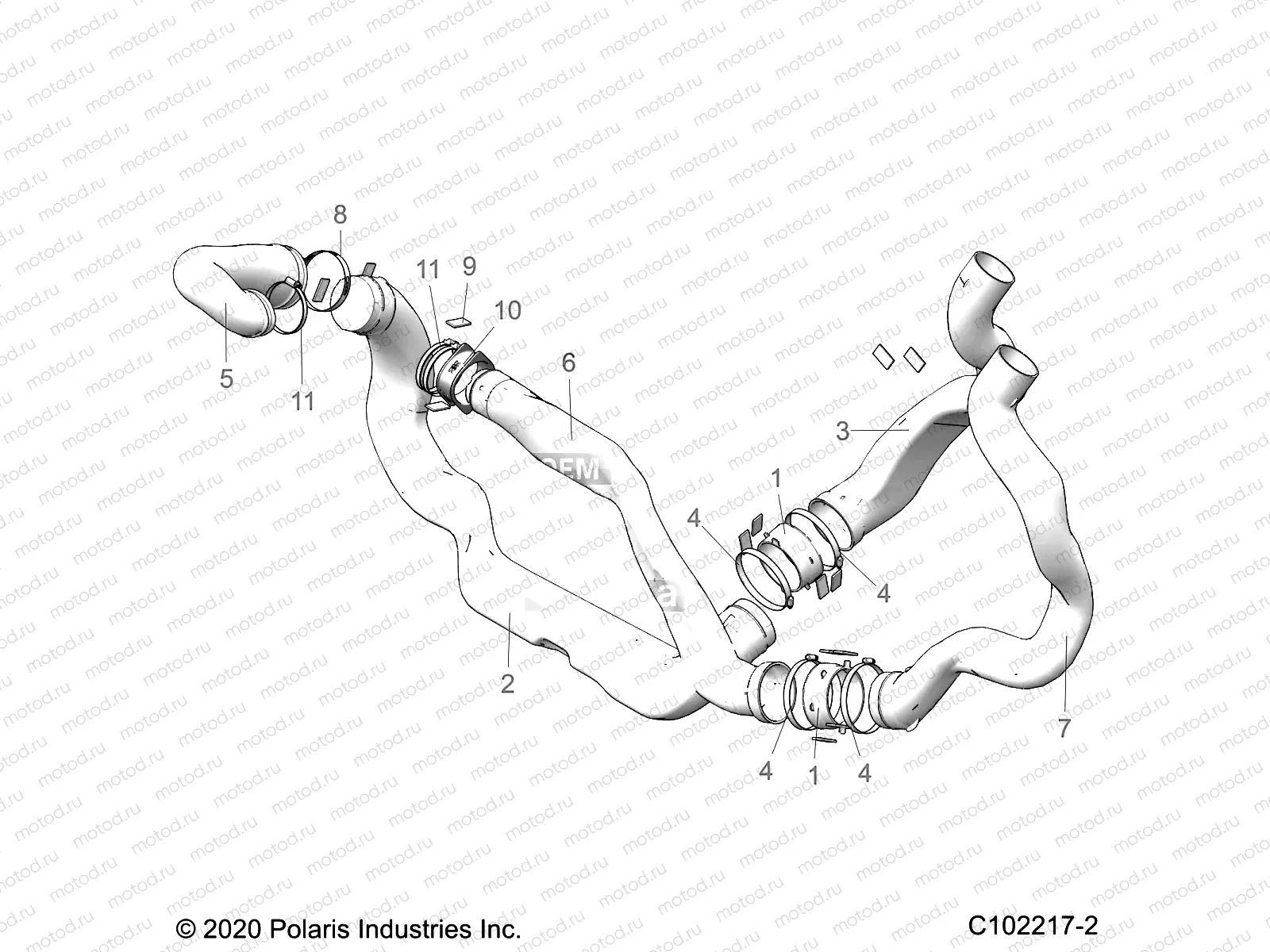 BODY | BODY, CLUTCH DUCTS - A21SXN85A4 (C102217-2)
