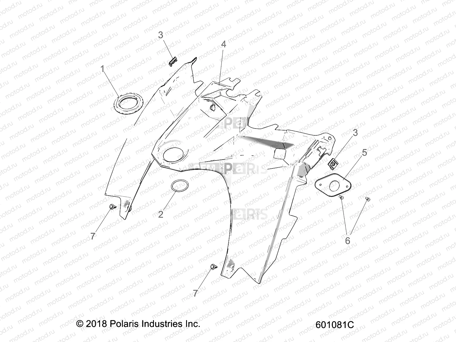BODY | BODY, CONSOLE - S22CED5TSL/TSU (601081C)