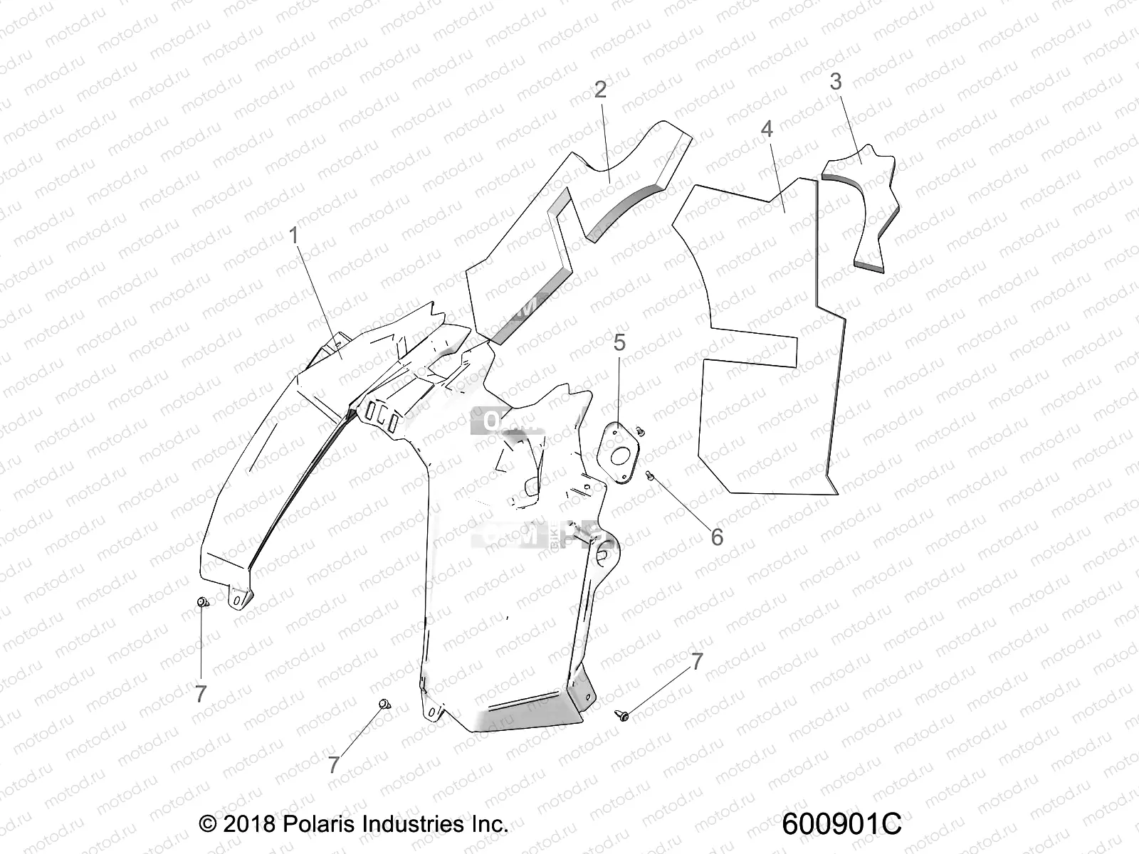 BODY | BODY, CONSOLE - S22EGE8RS/D8RS ALL OPTIONS (600901C)