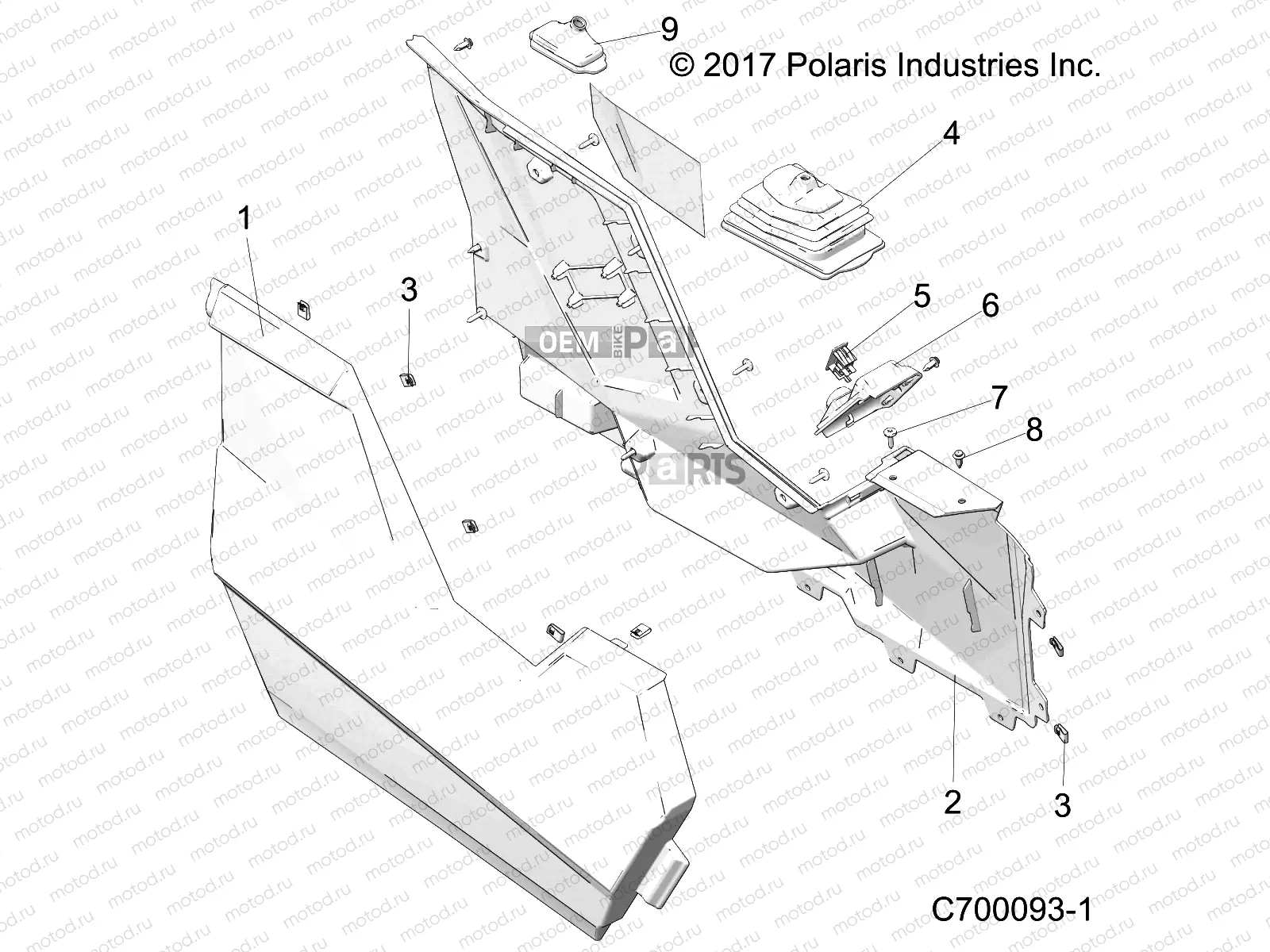 BODY | BODY, CONSOLE - Z18VGE99AK/AW/BK/BW (C700093-1)