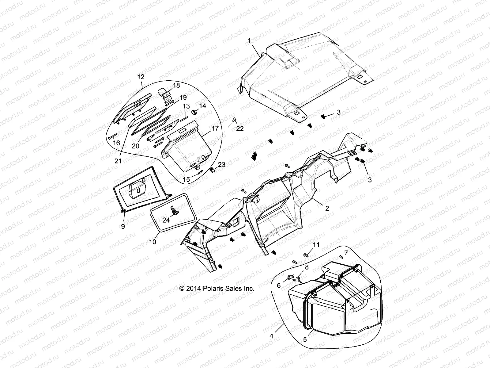 BODY | BODY, DASH AND GLOVEBOX - Z15VDE99FV (49RGRDASH151KEU)