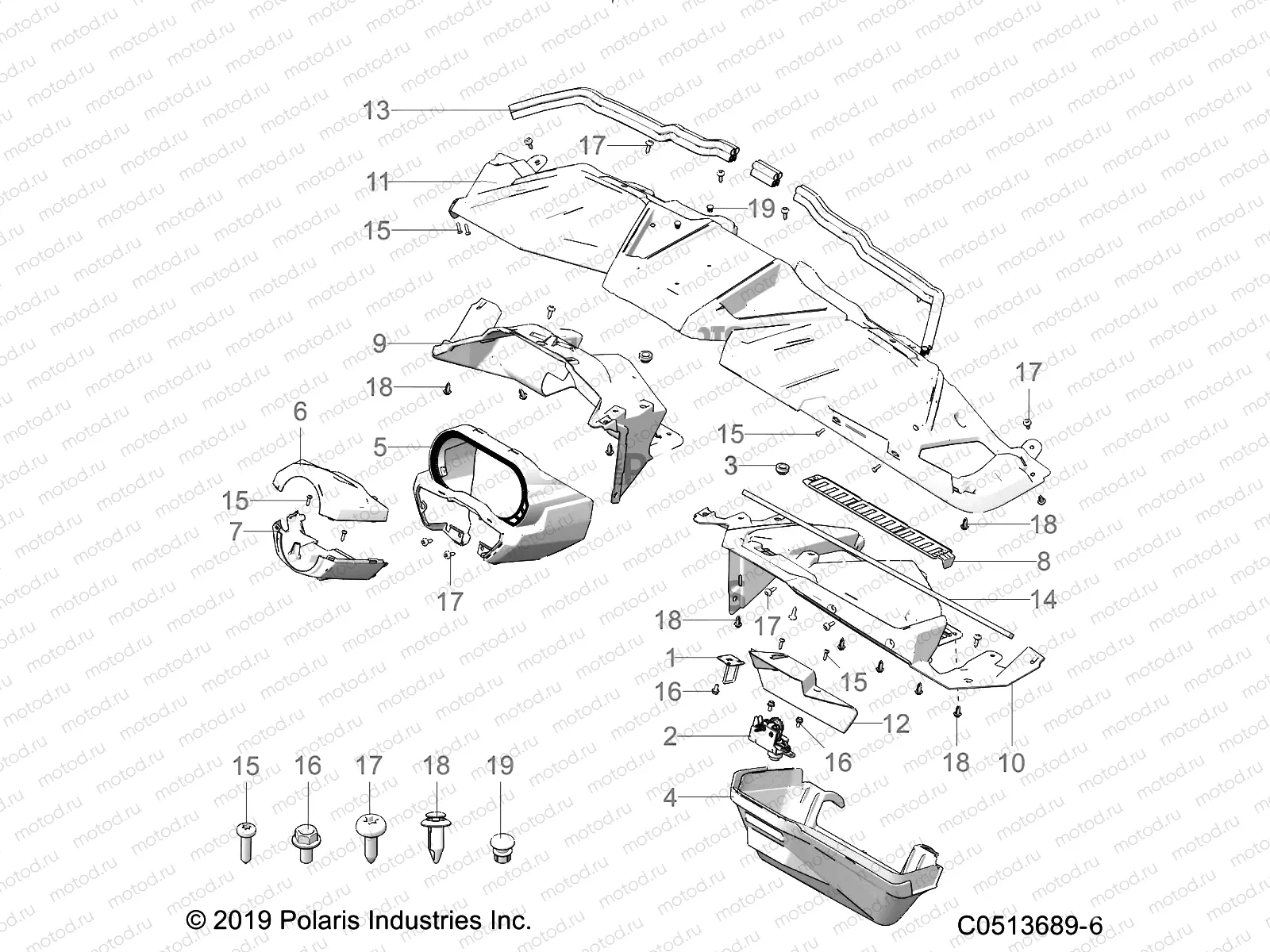 BODY | BODY, DASH ASM. (S MODEL) - T22AASGDAA/BA/SHDAA/BA/TGDAA/AB/BA/BB/THDAA/AB/BA/BB  ALL OPTIONS (C0513689-1)
