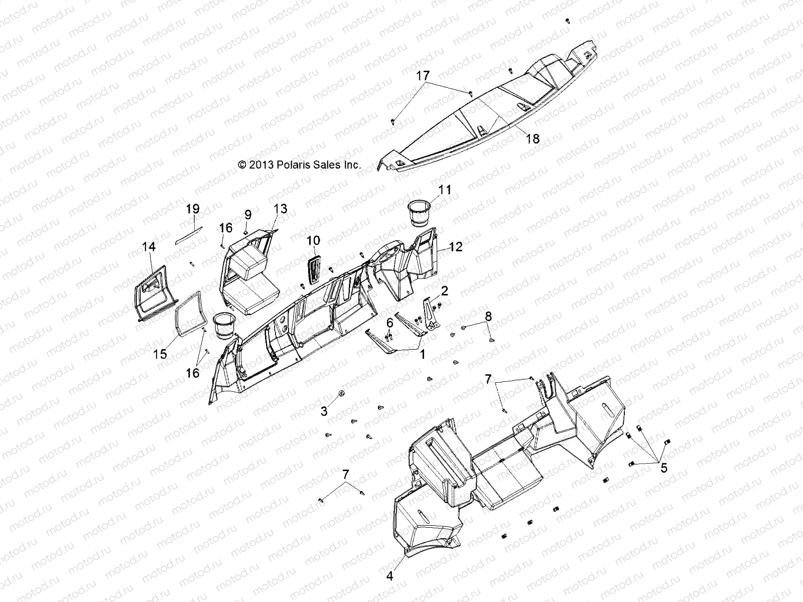 BODY | BODY, DASH - D151DPD1AJ/2D/1L/1M/2M (49BRUTUSDASH13)