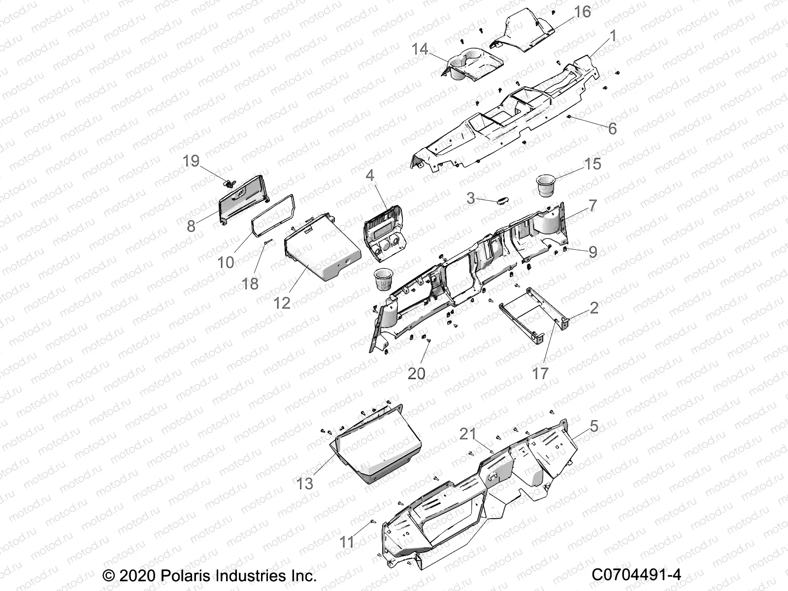BODY | BODY, DASH - D21BBP99A4/B4/FP99A4 (C0704491-4)