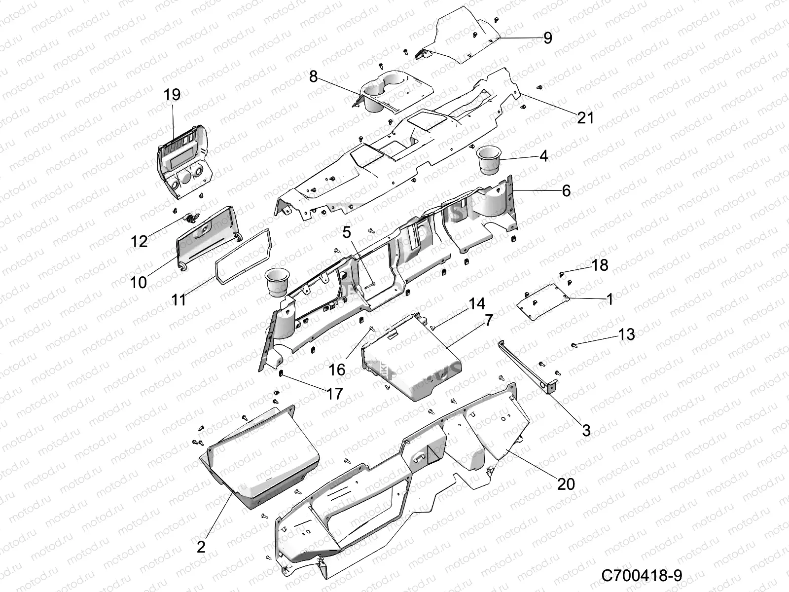 BODY | BODY, DASH - D21BEPD4B4 (C700418-9)