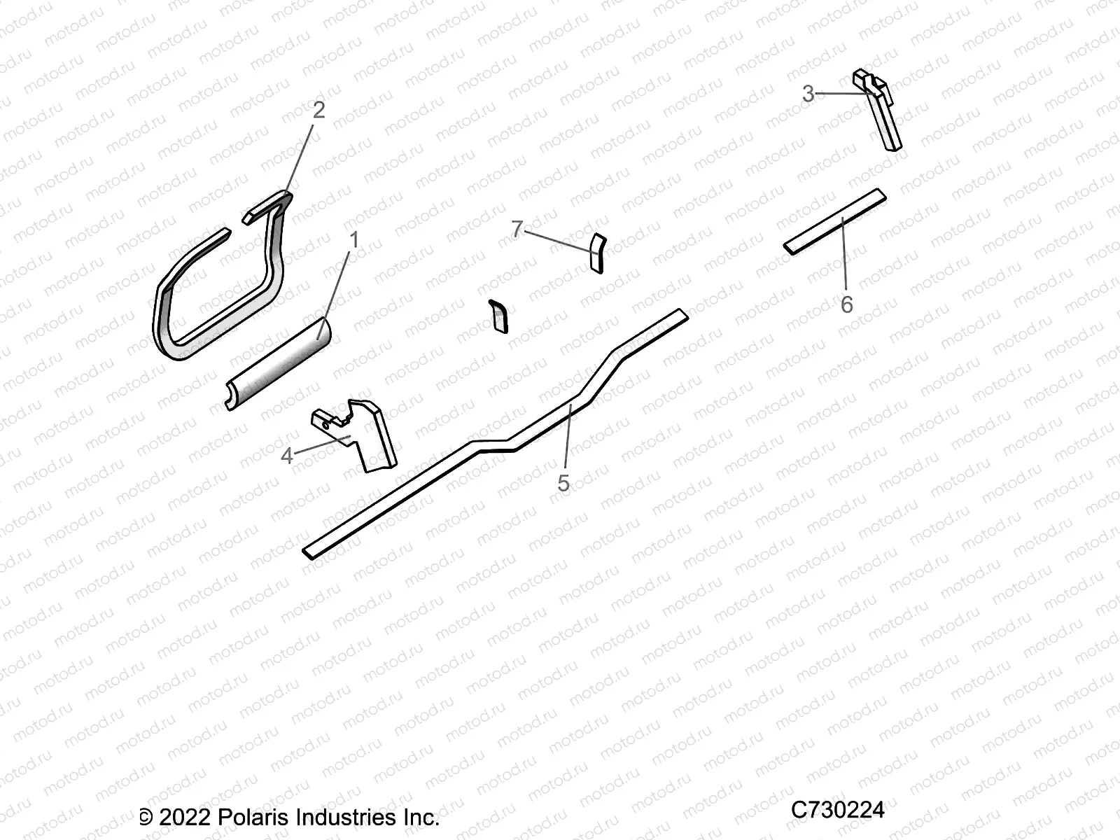 BODY | BODY, DASH, FOAM AND SEALS - R22M4U57B5 (C730224)