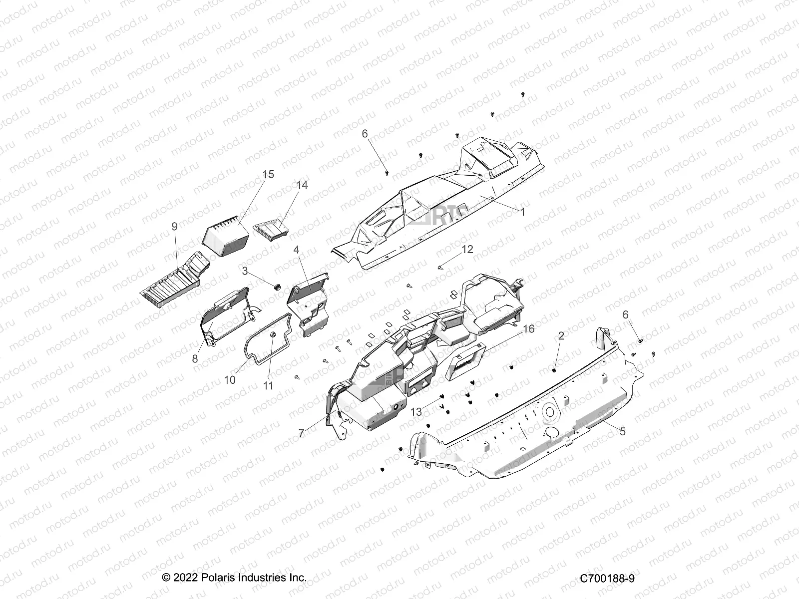 BODY | BODY, DASH - G22GXE99AC/AJ/BC/BJ (C700188-9)