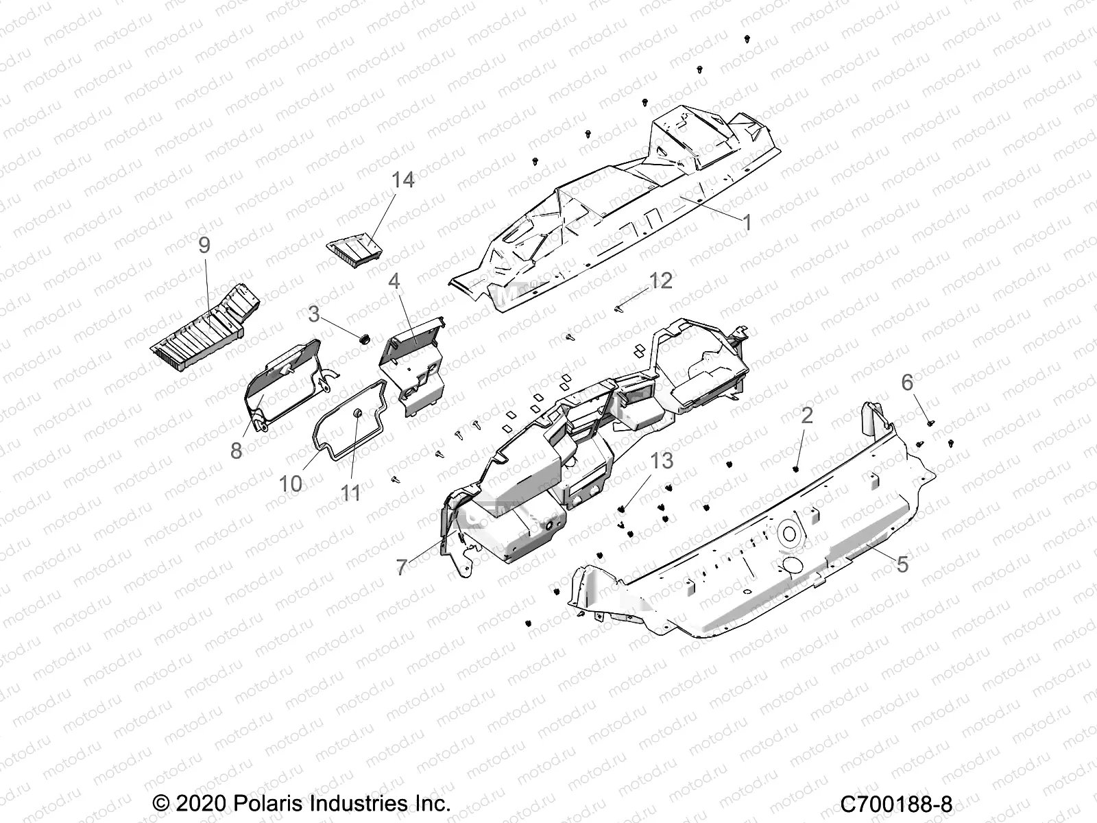 BODY | BODY, DASH - G22GXK99AP/BP (C700188-8)