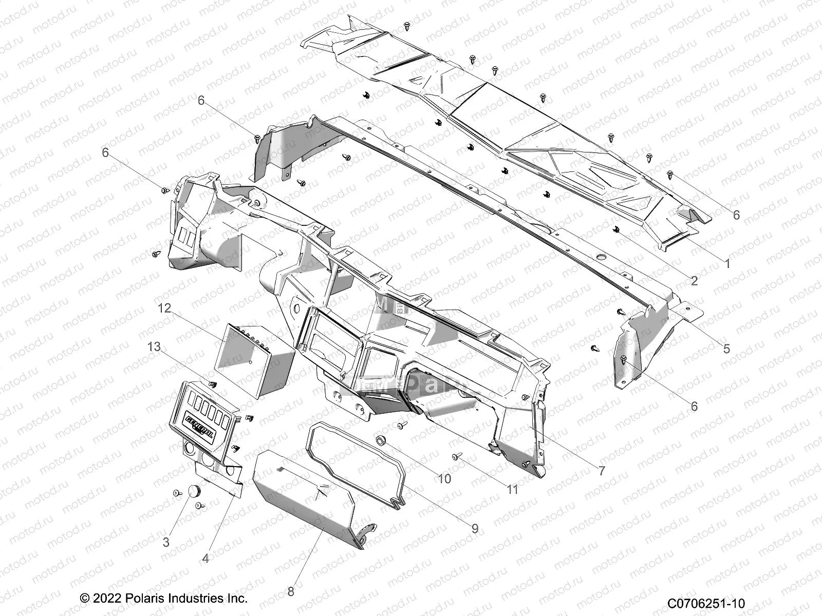 BODY | BODY, DASH - G23GXE99A/99B (C0706251-9)