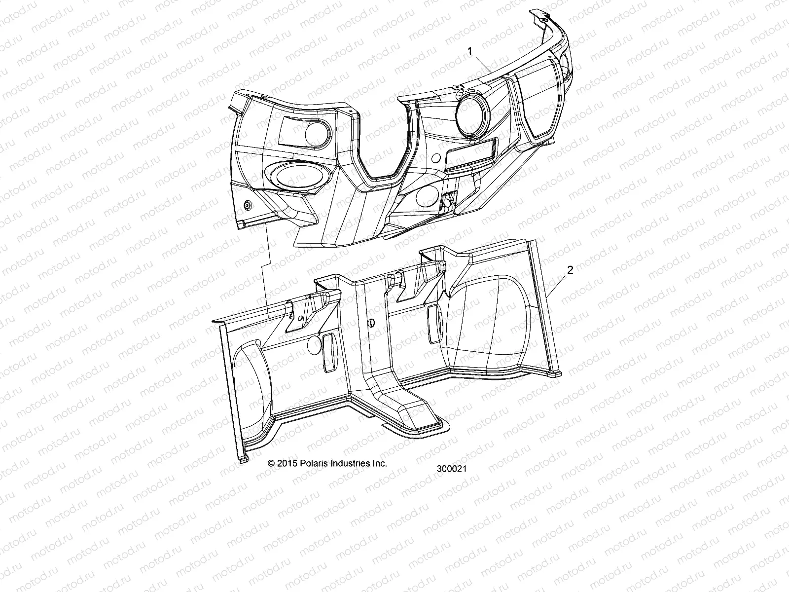 BODY | BODY, DASH, LOWER, STEREO - L22G2AEALA/DEALA/4AEALA/6AEALA (300018)