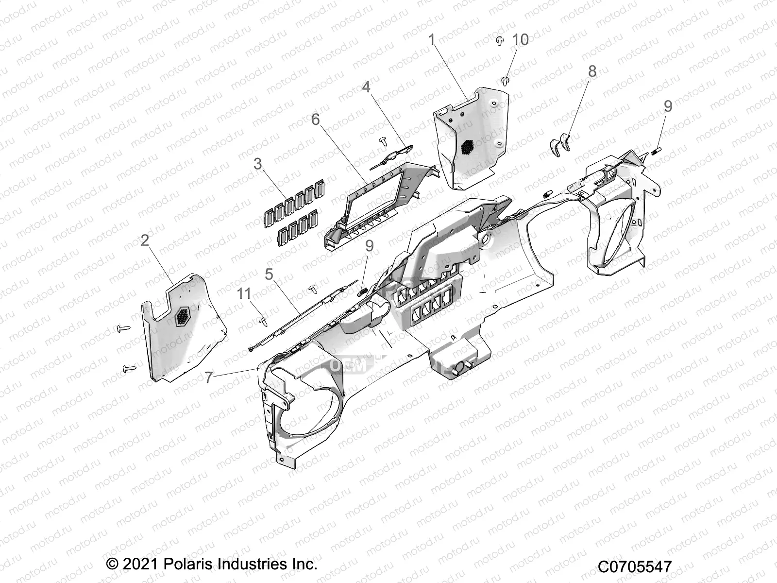 BODY | BODY, DASH LOWER - Z22M4U92AP/BP (C0705547)