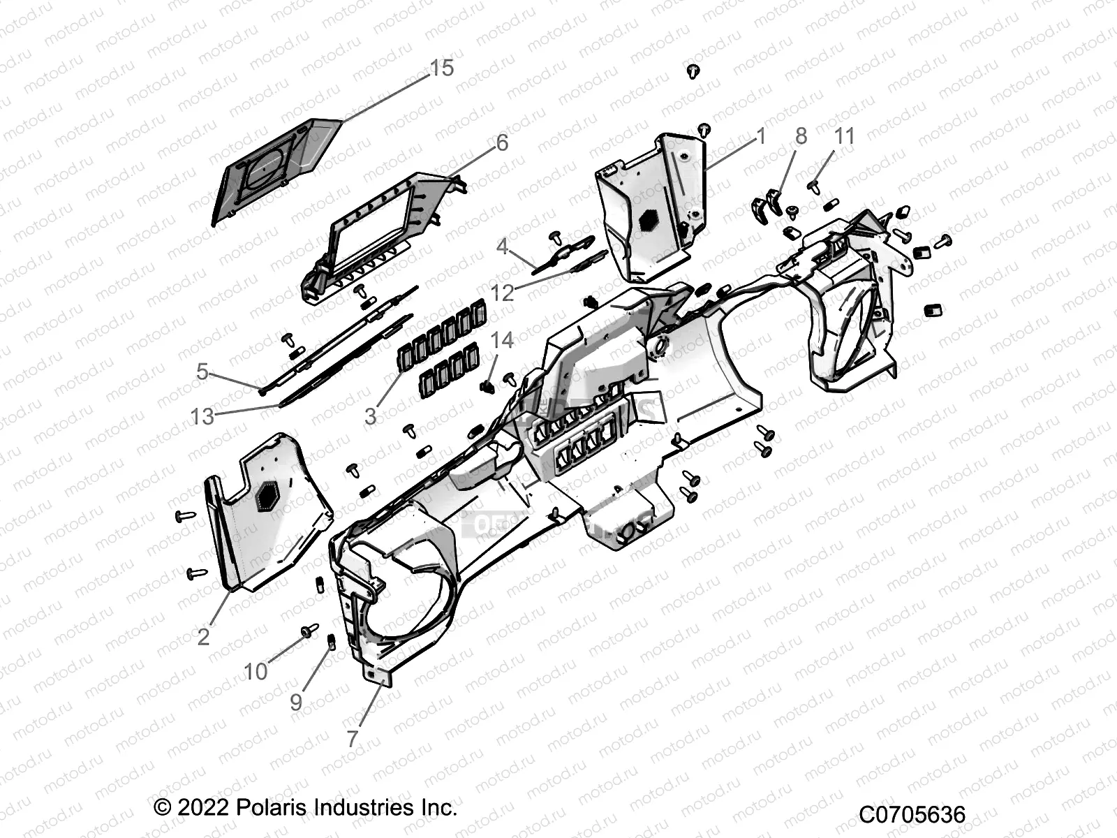 BODY | BODY, DASH LOWER - Z23R4E92A/92B (C0704403-1)