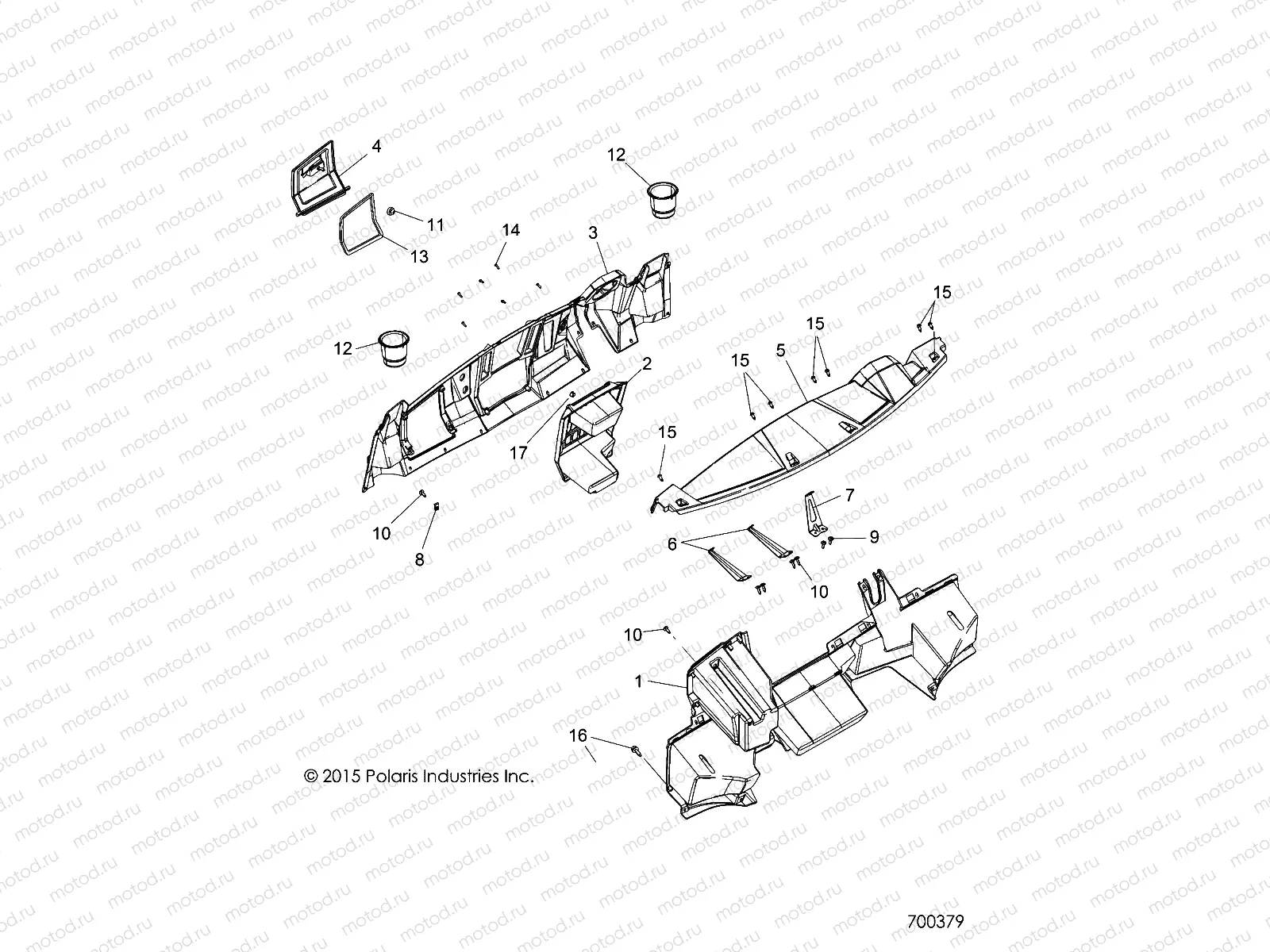 BODY | BODY, DASH - R16RTA57A1/A4/A9/B1/B4/B9/EAP/EBP (700379)