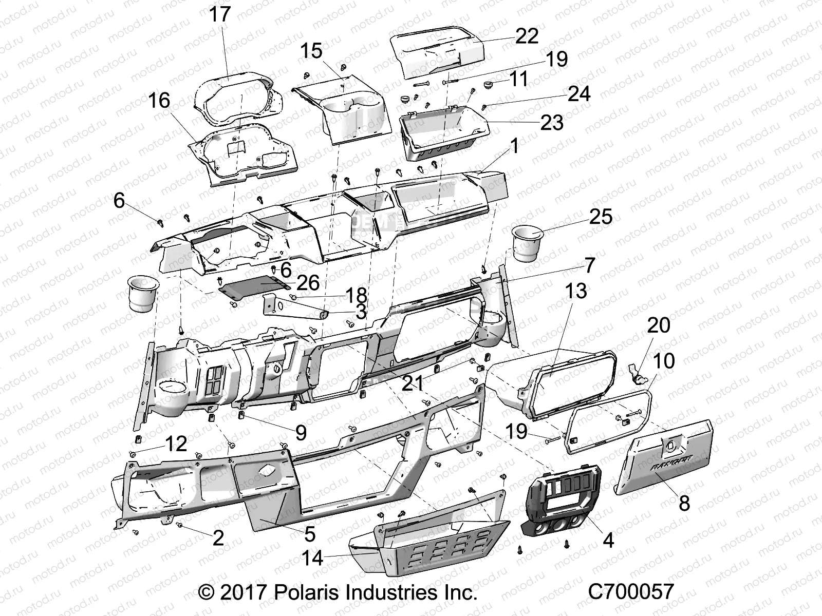 BODY | BODY, DASH - R19RRE99F1/FC/SC1/SCC/SFC/F1/SJ1/PCC/PFC (C700057)