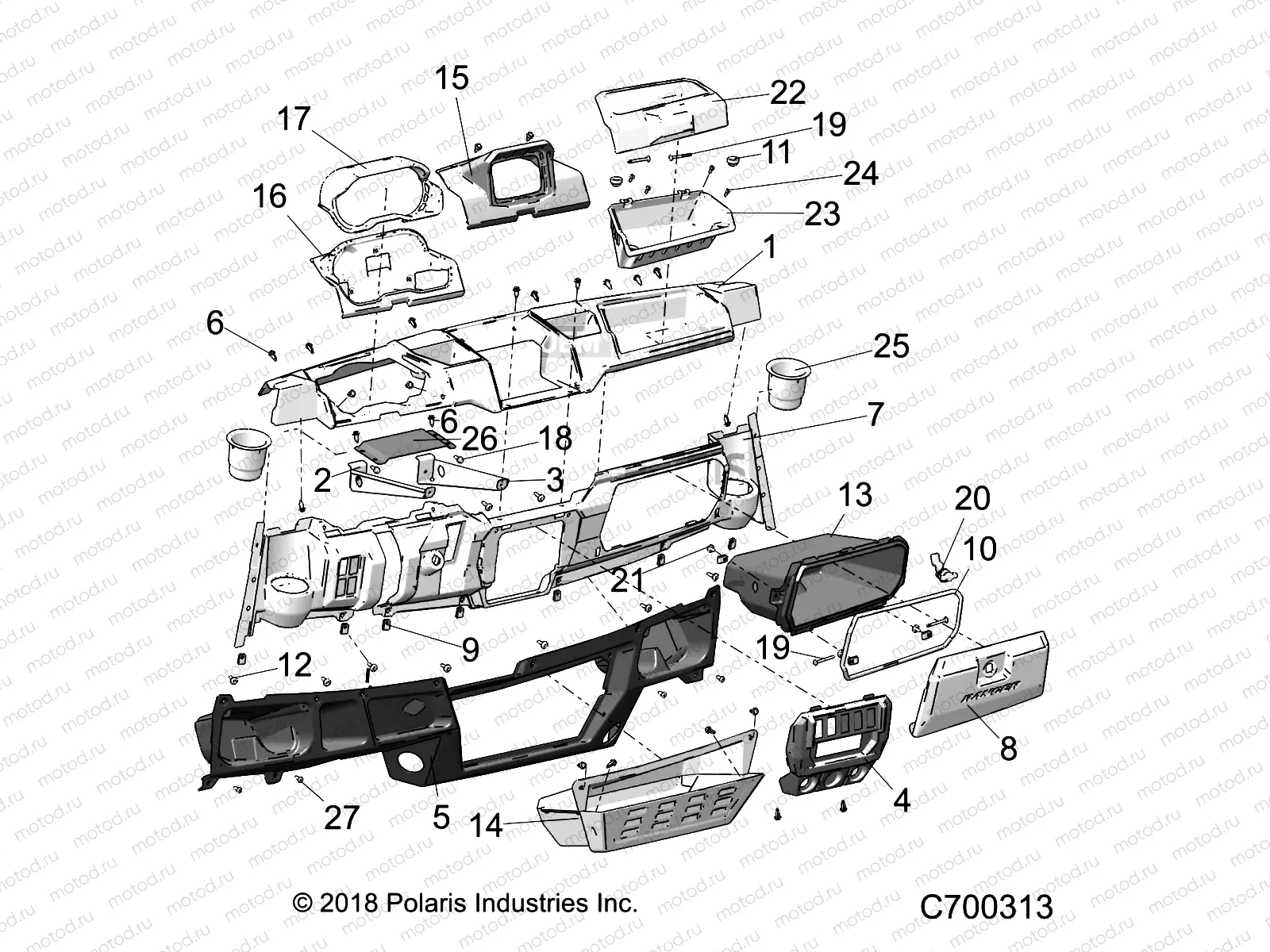 BODY | BODY, DASH - R19RSW99AS/A9/AD/BS/B9/BD (C700313)