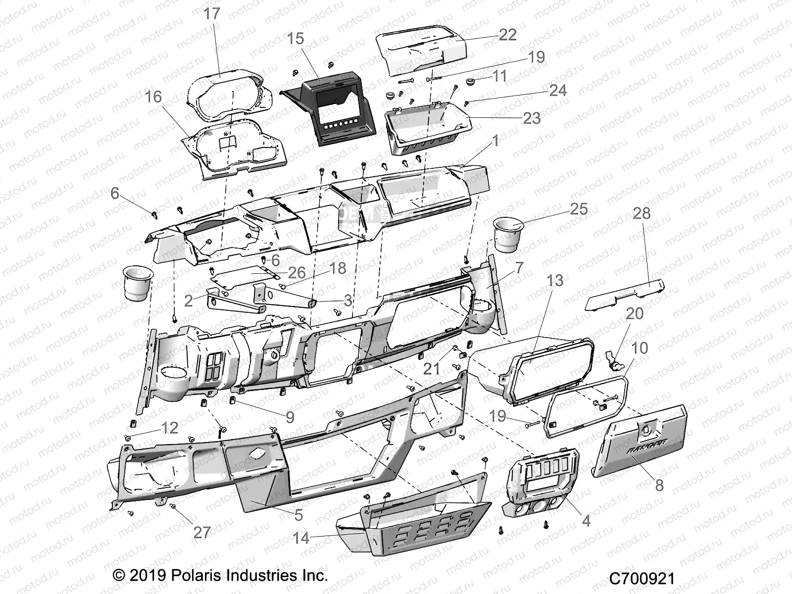 BODY | BODY, DASH - R20RRZ99A9/AA/AF/AP/AX/B9/BA/BF/BP/BX (C700921)